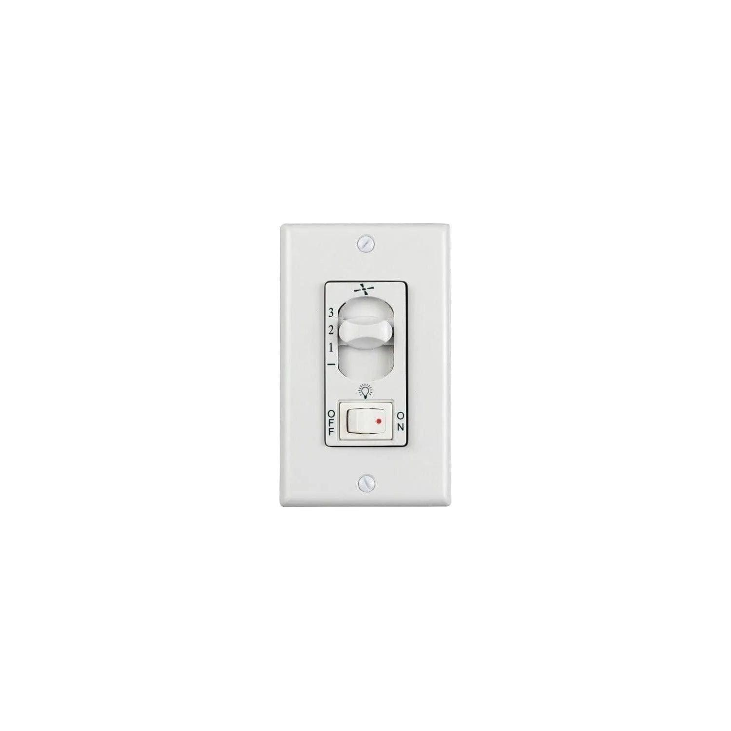 Visual Comfort Fan Collection - 4-Speed Fan / Light Wall Control - ESSWC-5-WH - Canada Light Shop