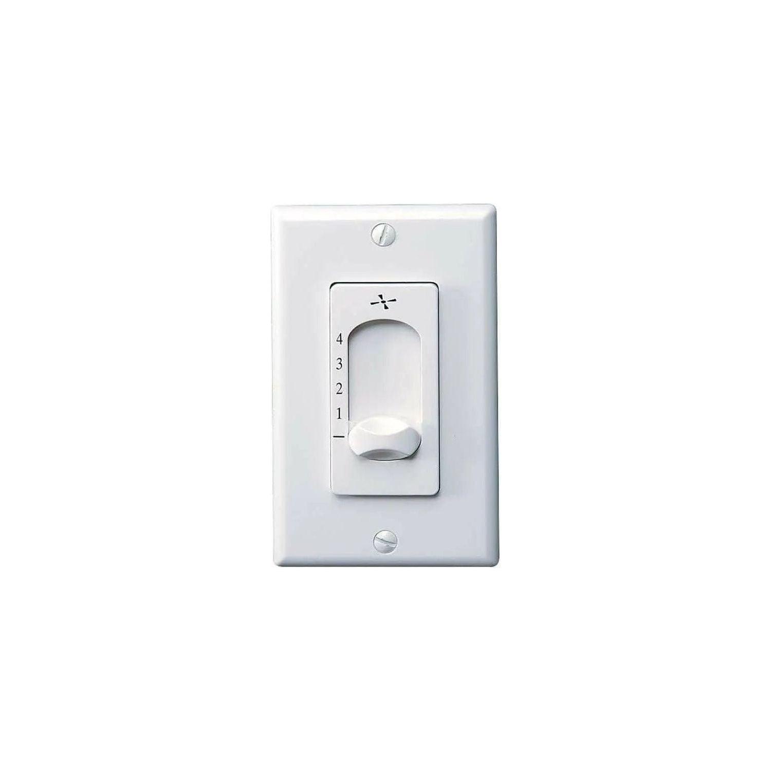 Visual Comfort Fan Collection - 4-Speed Fan Wall Control - ESSWC-3-WH - Canada Light Shop