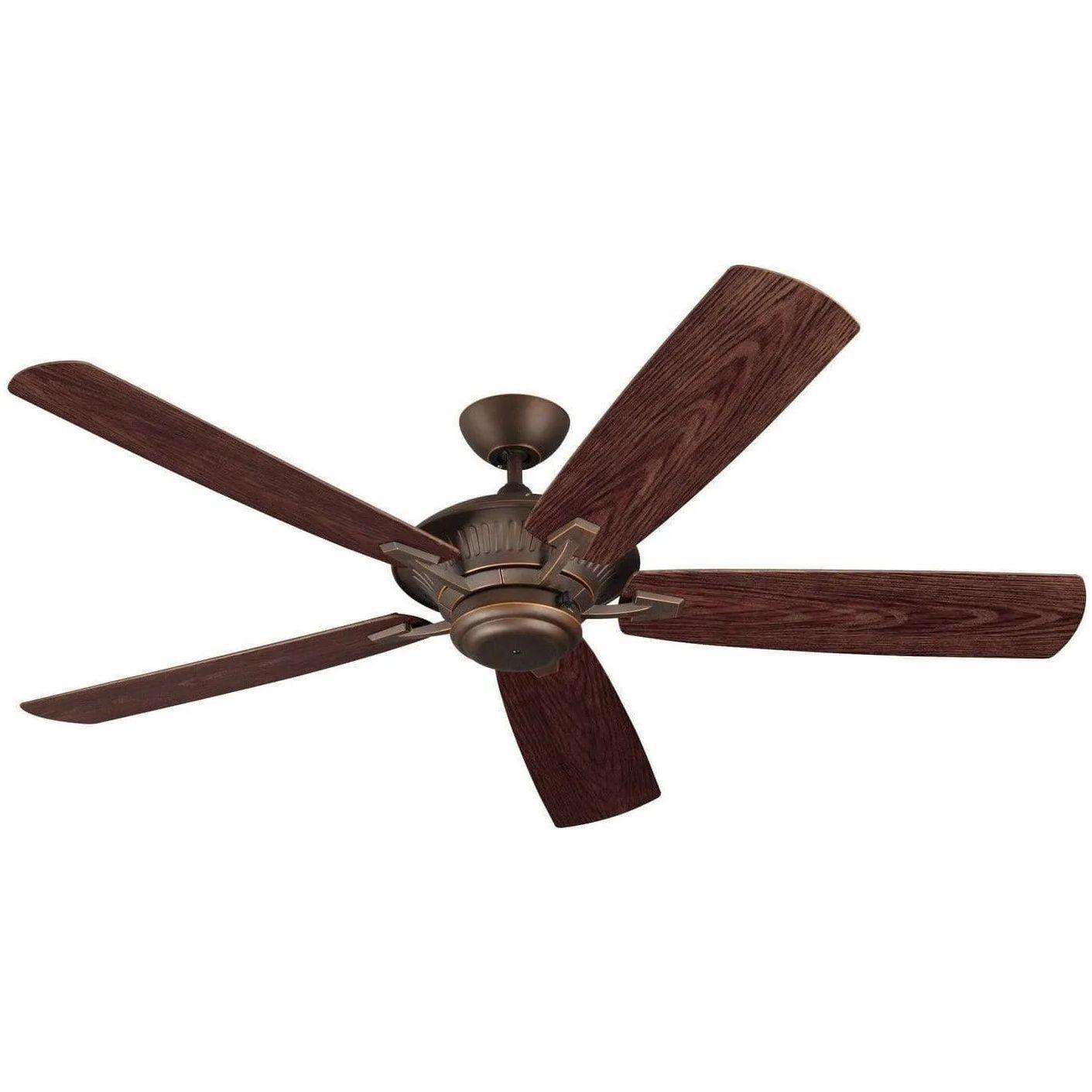 Visual Comfort Fan Collection - Cyclone 60" Ceiling Fan - 5CY60RB - Canada Light Shop