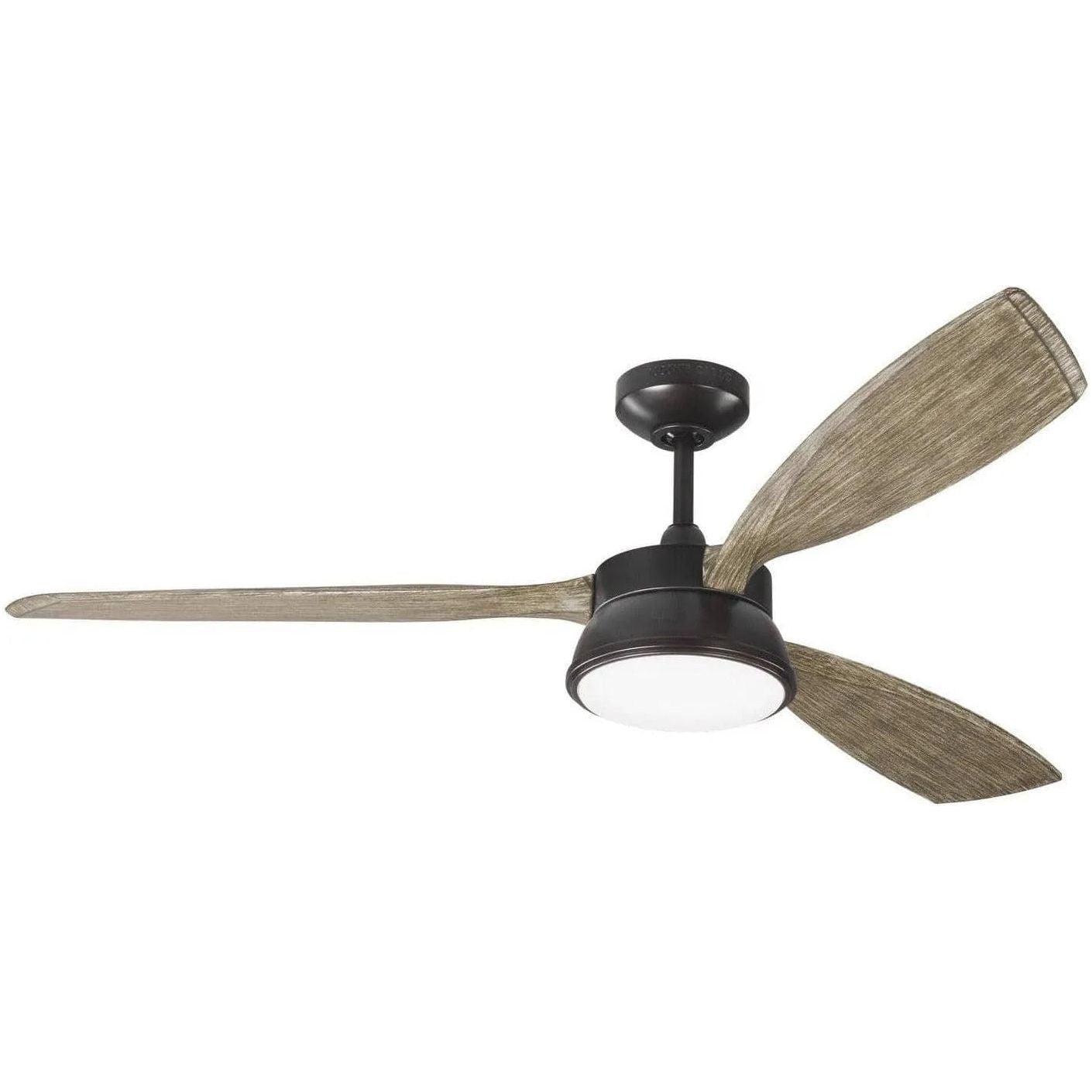 Visual Comfort Fan Collection - Destin 57" Ceiling Fan - 3DSTR57AGPD - Canada Light Shop