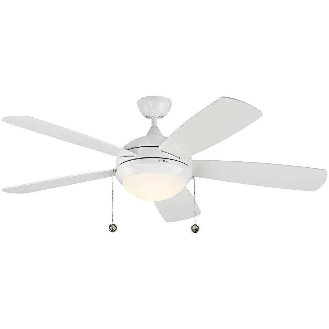 Visual Comfort Fan Collection - Discus Classic 52" Ceiling Fan - 5DIC52WHD-V1 - Canada Light Shop
