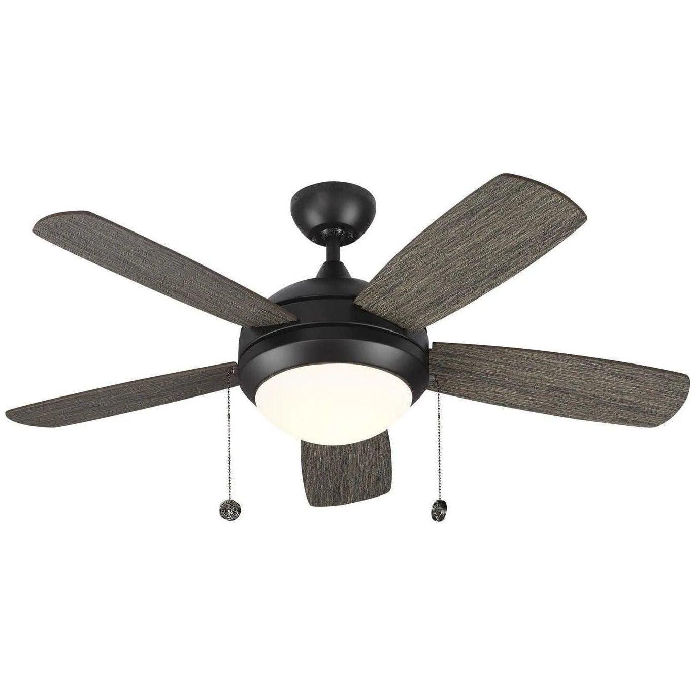 Visual Comfort Fan Collection - Discus Classic II 44" Ceiling Fan - 5DIC44AGPD-V1 - Canada Light Shop