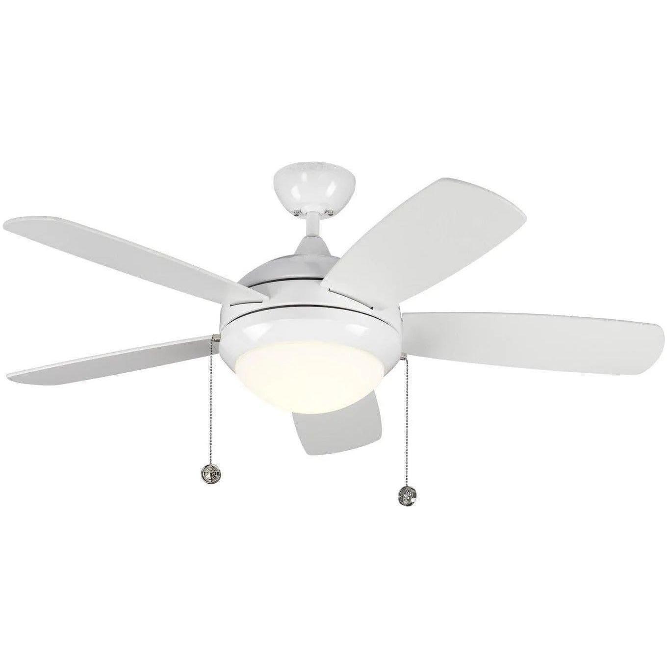 Visual Comfort Fan Collection - Discus Classic II 44" Ceiling Fan - 5DIC44WHD-V1 - Canada Light Shop