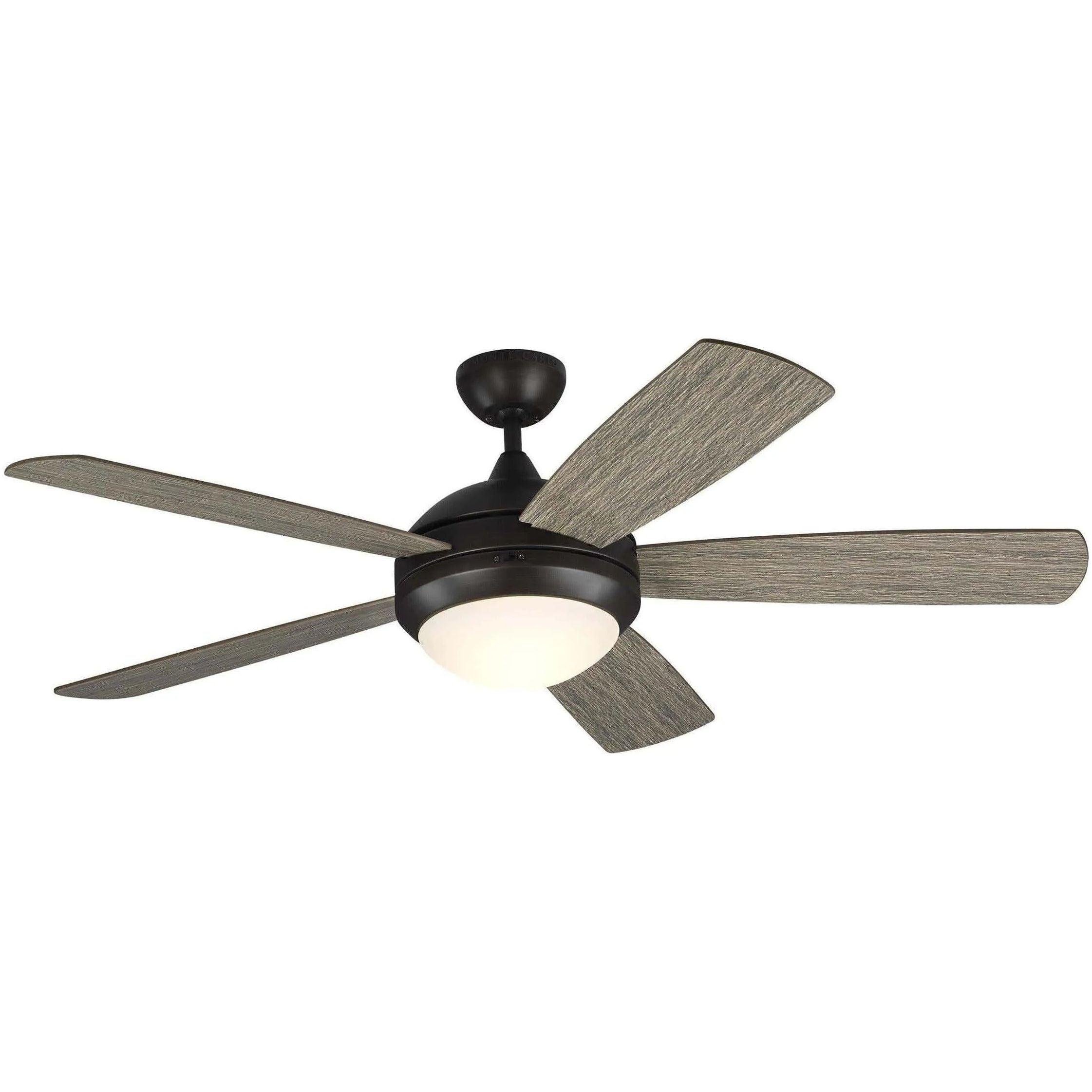 Visual Comfort Fan Collection - Discus Classic Smart 52" Ceiling Fan - 5DISM52AGPD - Canada Light Shop