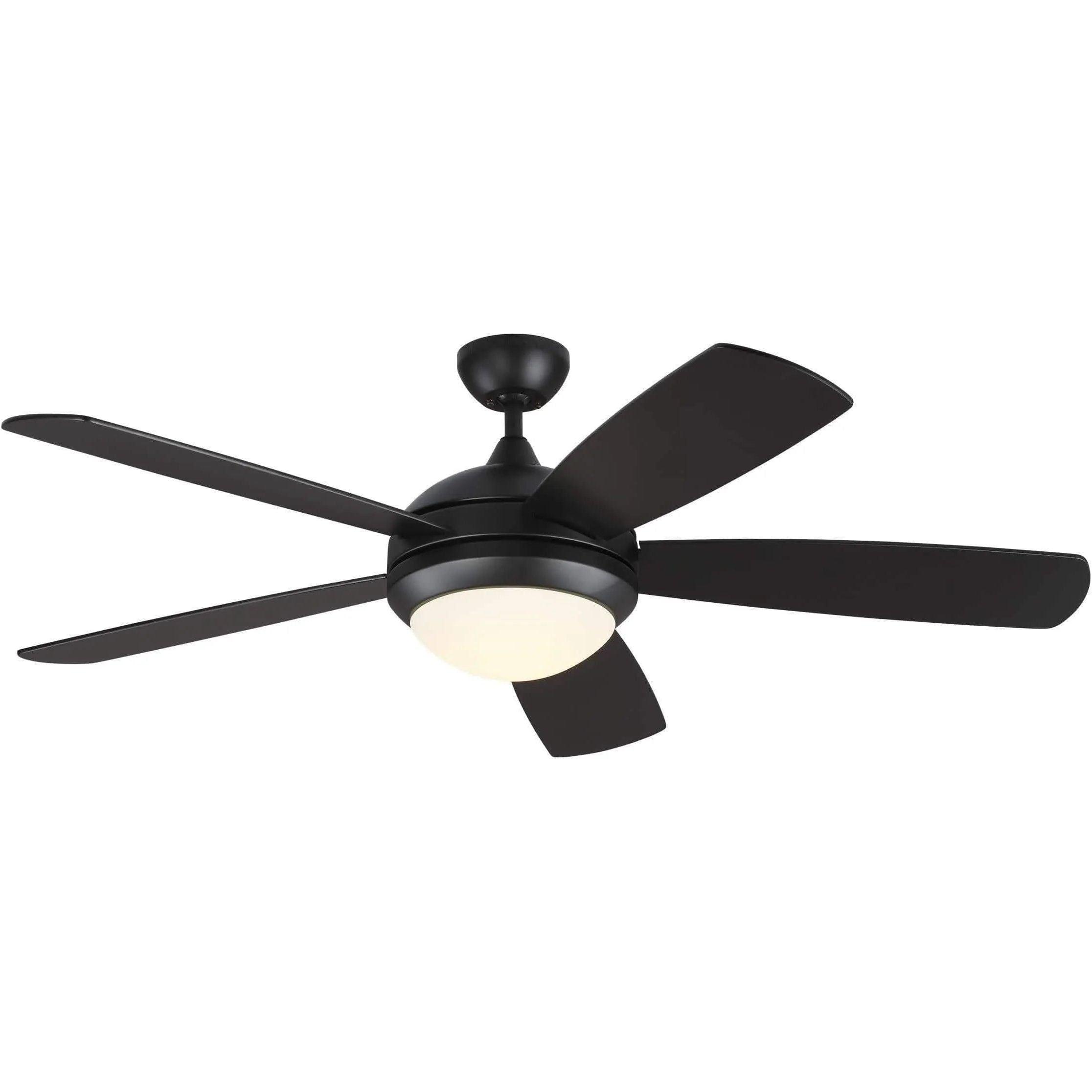 Visual Comfort Fan Collection - Discus Classic Smart 52" Ceiling Fan - 5DISM52BKD - Canada Light Shop