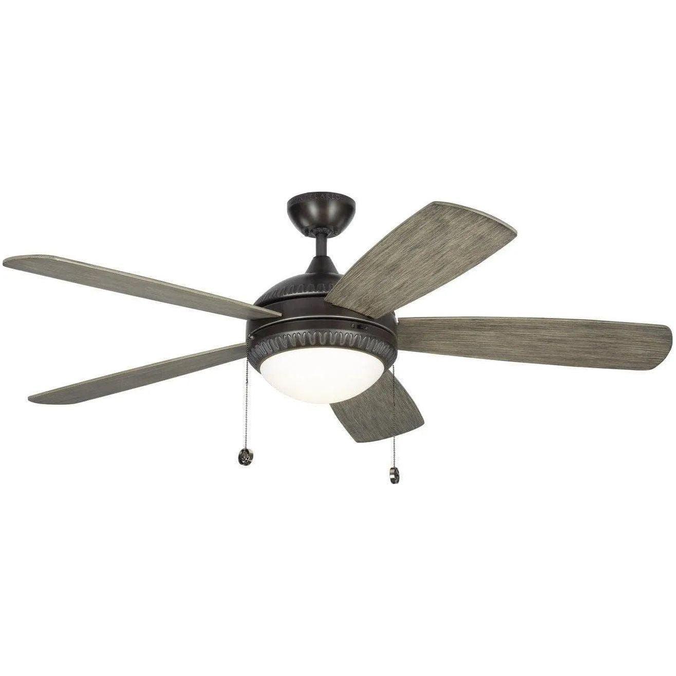 Visual Comfort Fan Collection - Discus Ornate 52" Ceiling Fan - 5DIO52AGPD - Canada Light Shop