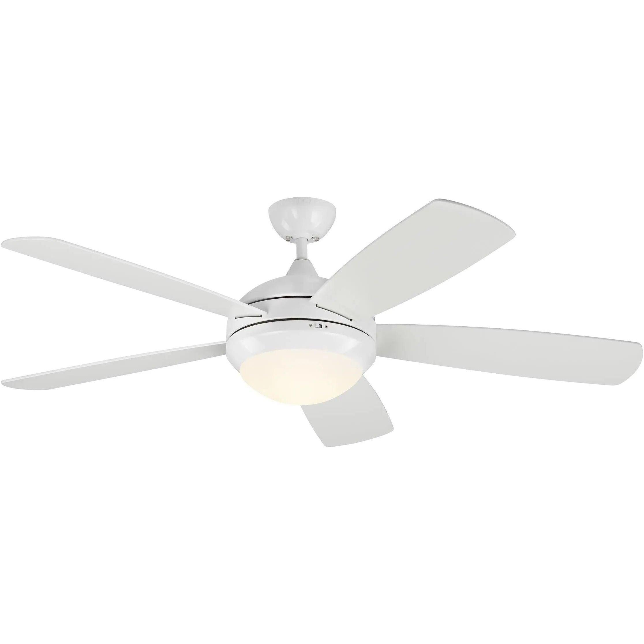 Visual Comfort Fan Collection - Discus Outdoor 52" Ceiling Fan - 5DISM52WHD - Canada Light Shop