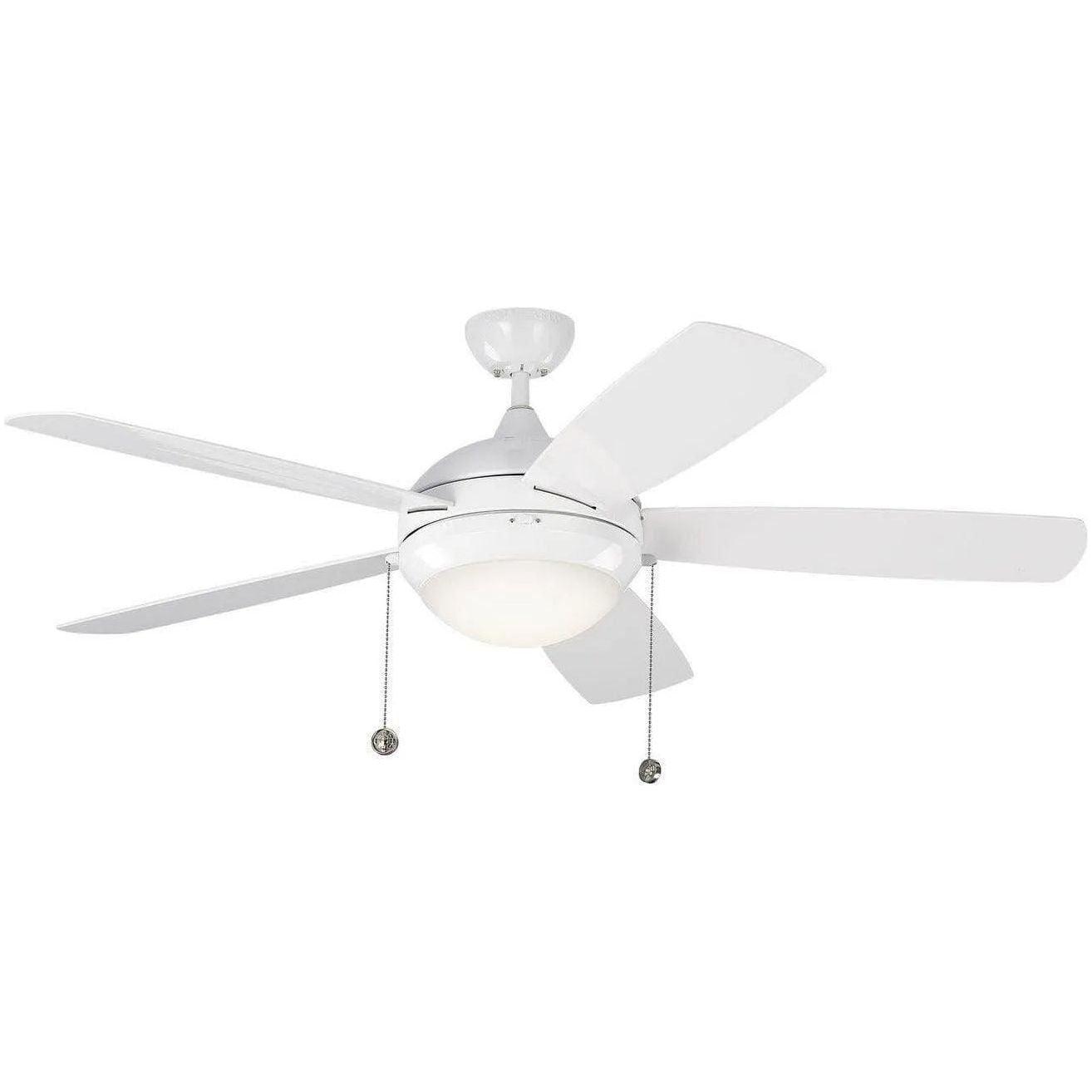 Visual Comfort Fan Collection - Discus Outdoor 52" Ceiling Fan - 5DIW52WHD - Canada Light Shop