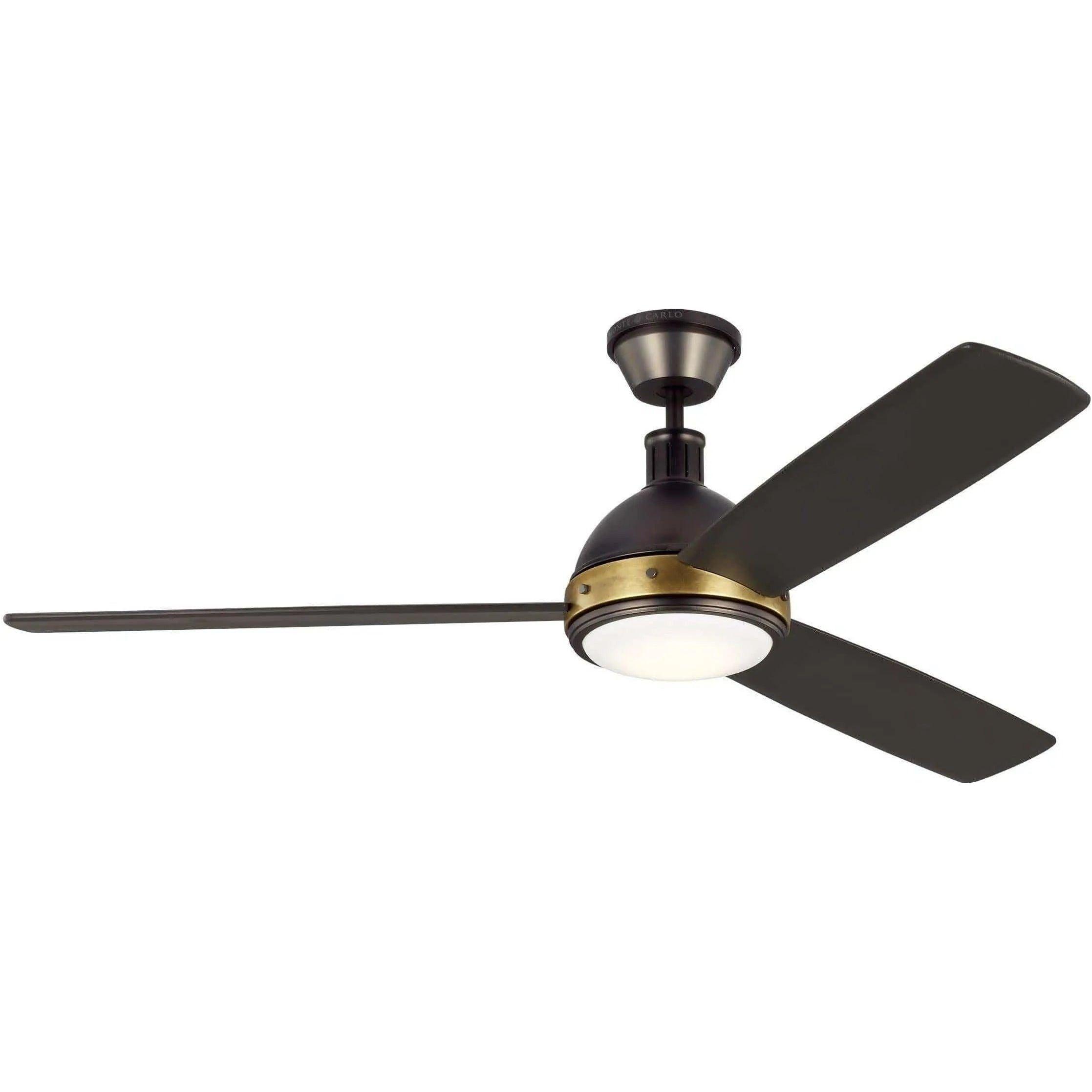 Visual Comfort Fan Collection - Hicks 60" Ceiling Fan - 3HCKR60BNZHABD - Canada Light Shop