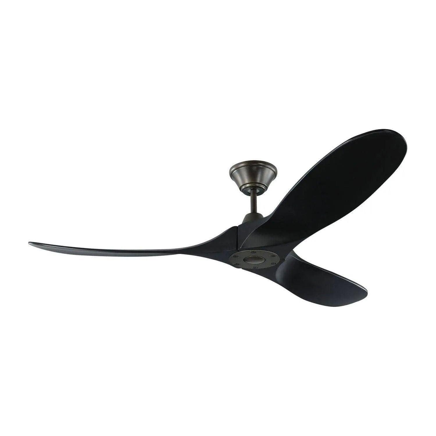 Visual Comfort Fan Collection - Maverick Ceiling Fan - 3MAVR52BKBK - Canada Light Shop