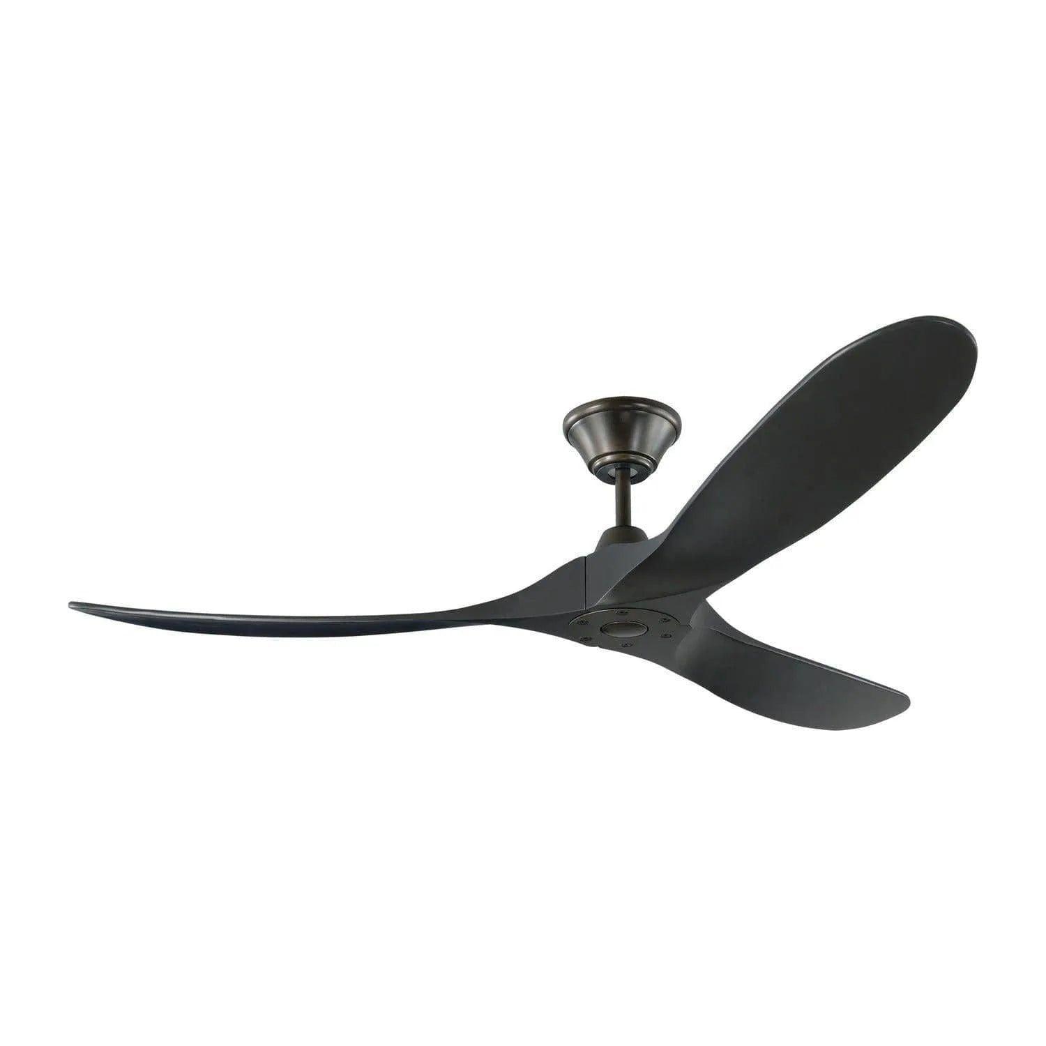 Visual Comfort Fan Collection - Maverick Ceiling Fan - 3MAVR60BKBK - Canada Light Shop