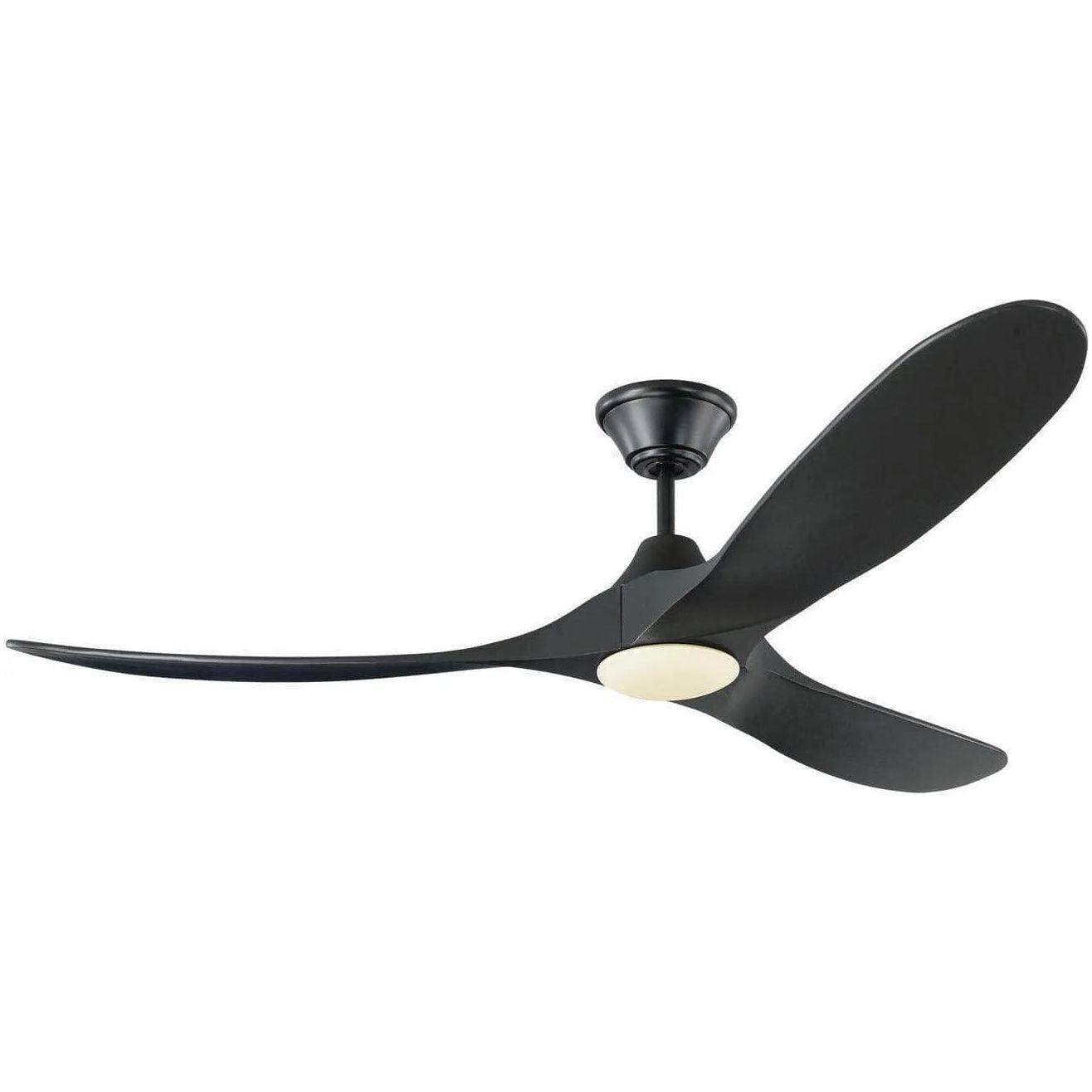 Visual Comfort Fan Collection - Maverick Ceiling Fan - 3MAVR60BKBKD - Canada Light Shop
