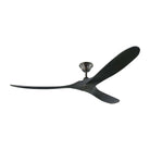 Visual Comfort Fan Collection - Maverick Ceiling Fan - 3MAVR70BKBK - Canada Light Shop