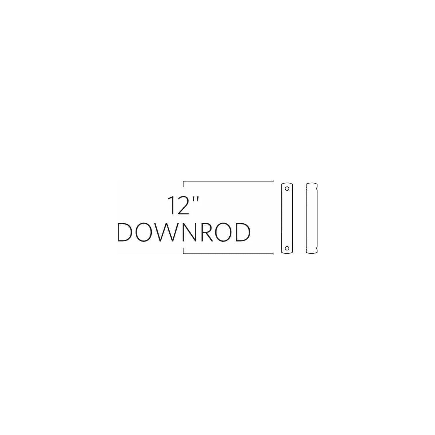 Visual Comfort Fan Collection - Minimalist Downrod - DRM12AGP - Canada Light Shop