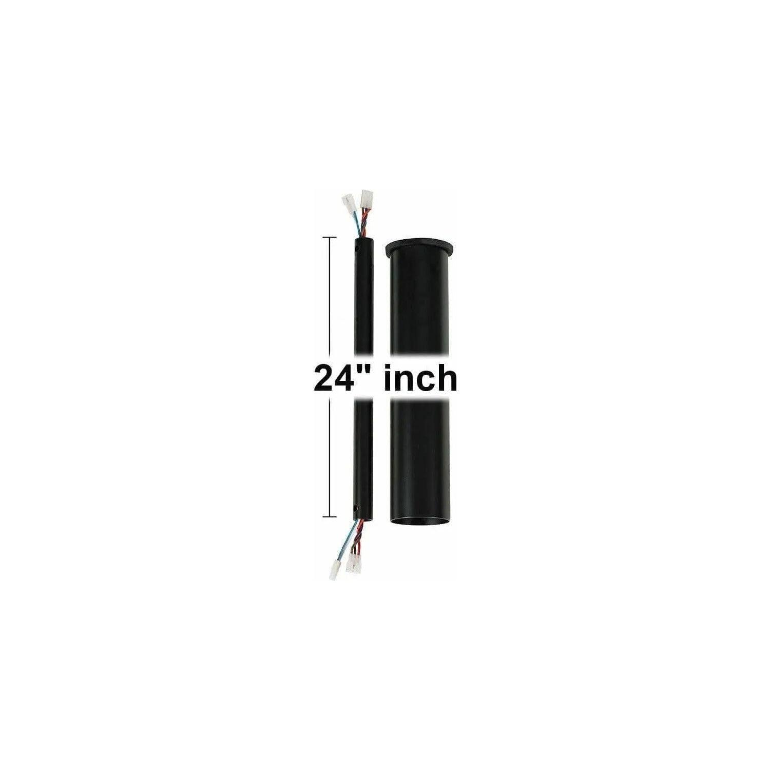 Visual Comfort Fan Collection - Minimalist Downrod - DRM24BK - Canada Light Shop