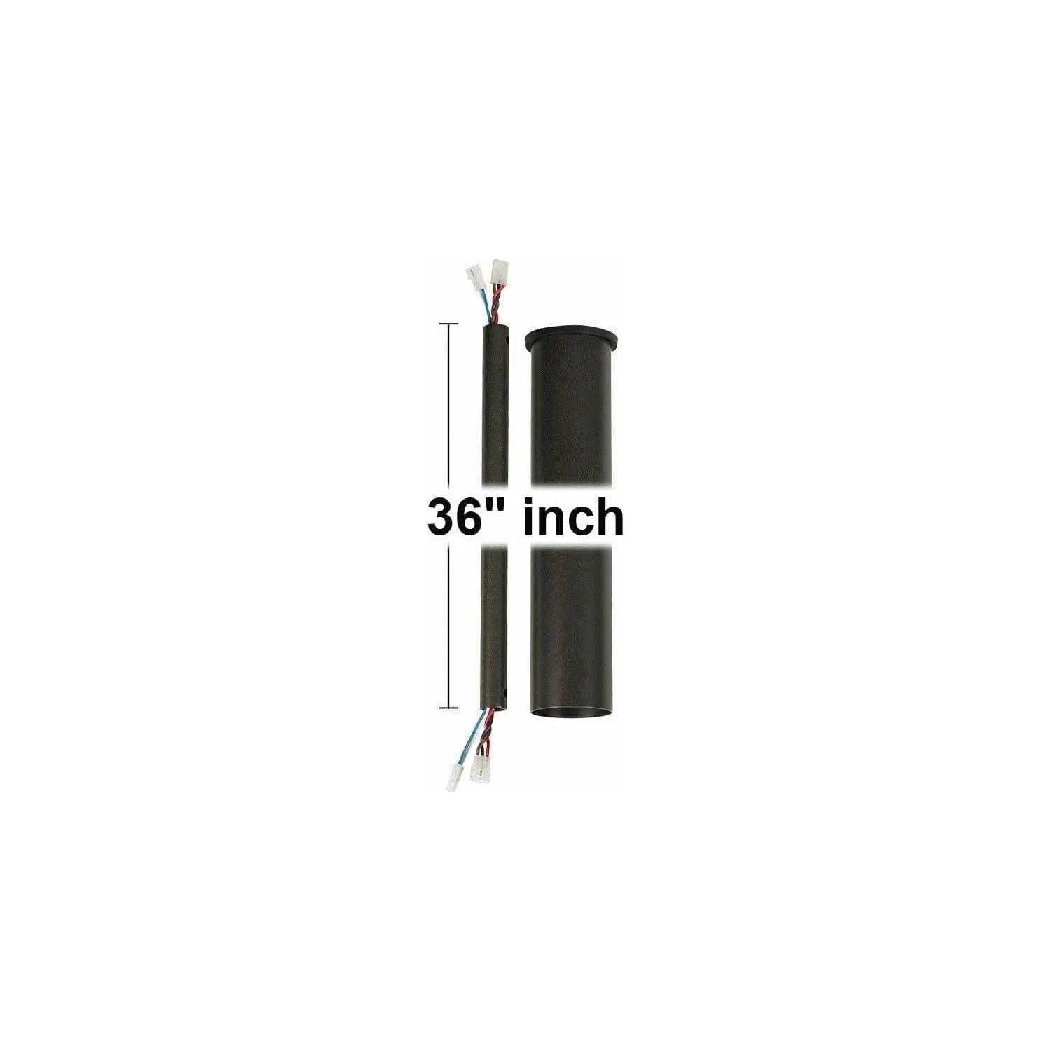 Visual Comfort Fan Collection - Minimalist Downrod - DRM36BZ - Canada Light Shop