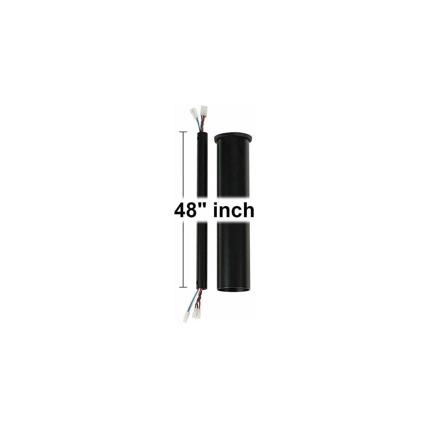 Visual Comfort Fan Collection - Minimalist Downrod - DRM48BK - Canada Light Shop