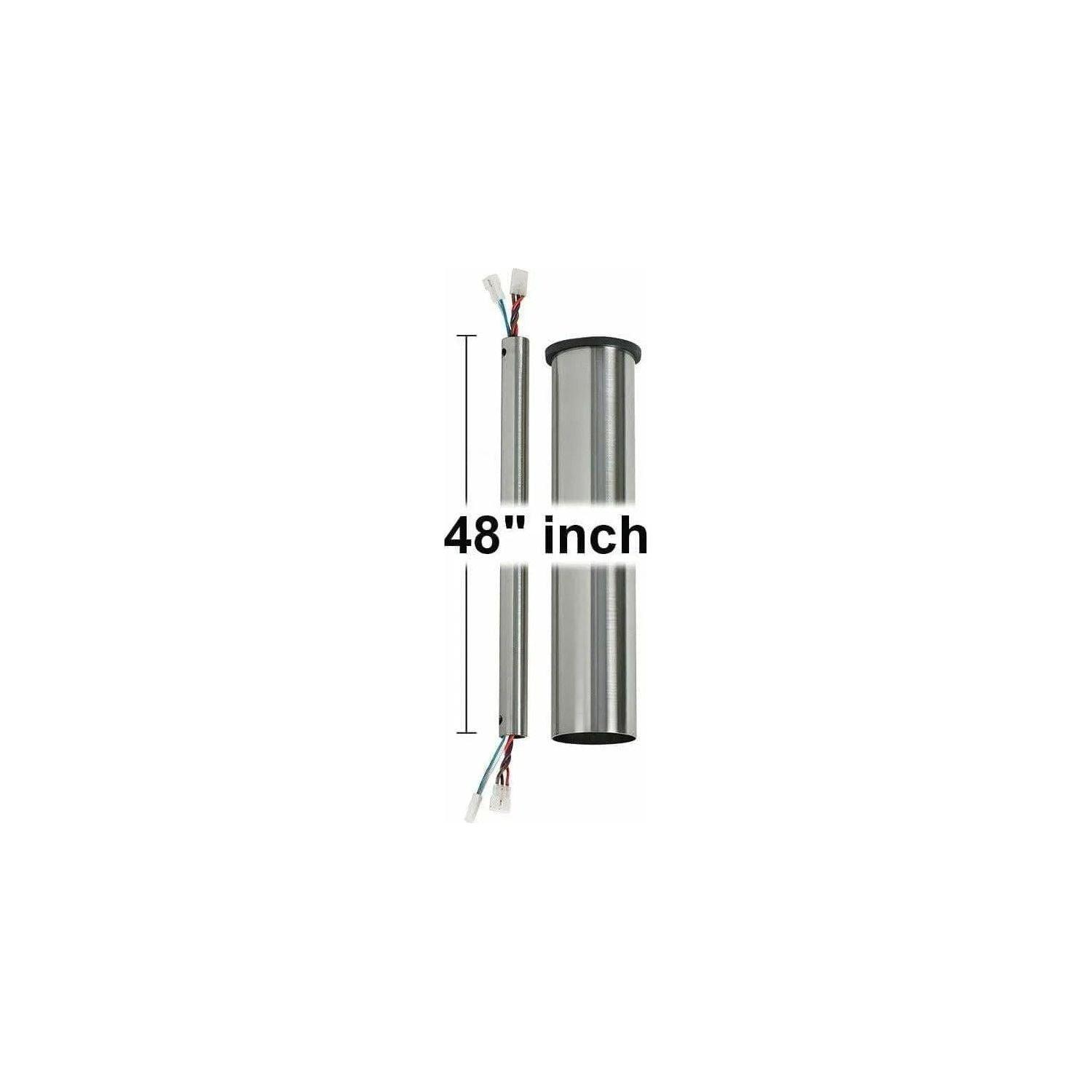 Visual Comfort Fan Collection - Minimalist Downrod - DRM48BS - Canada Light Shop