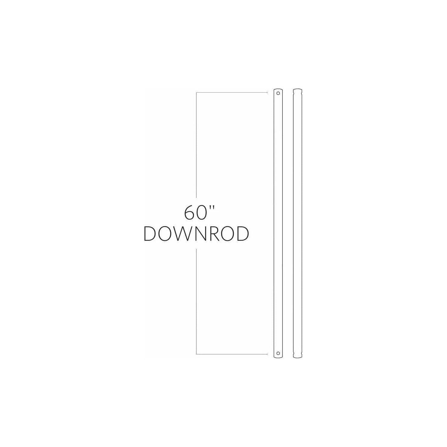 Visual Comfort Fan Collection - Monte Carlo Fan 60" Downrod - DR60MBK - Canada Light Shop