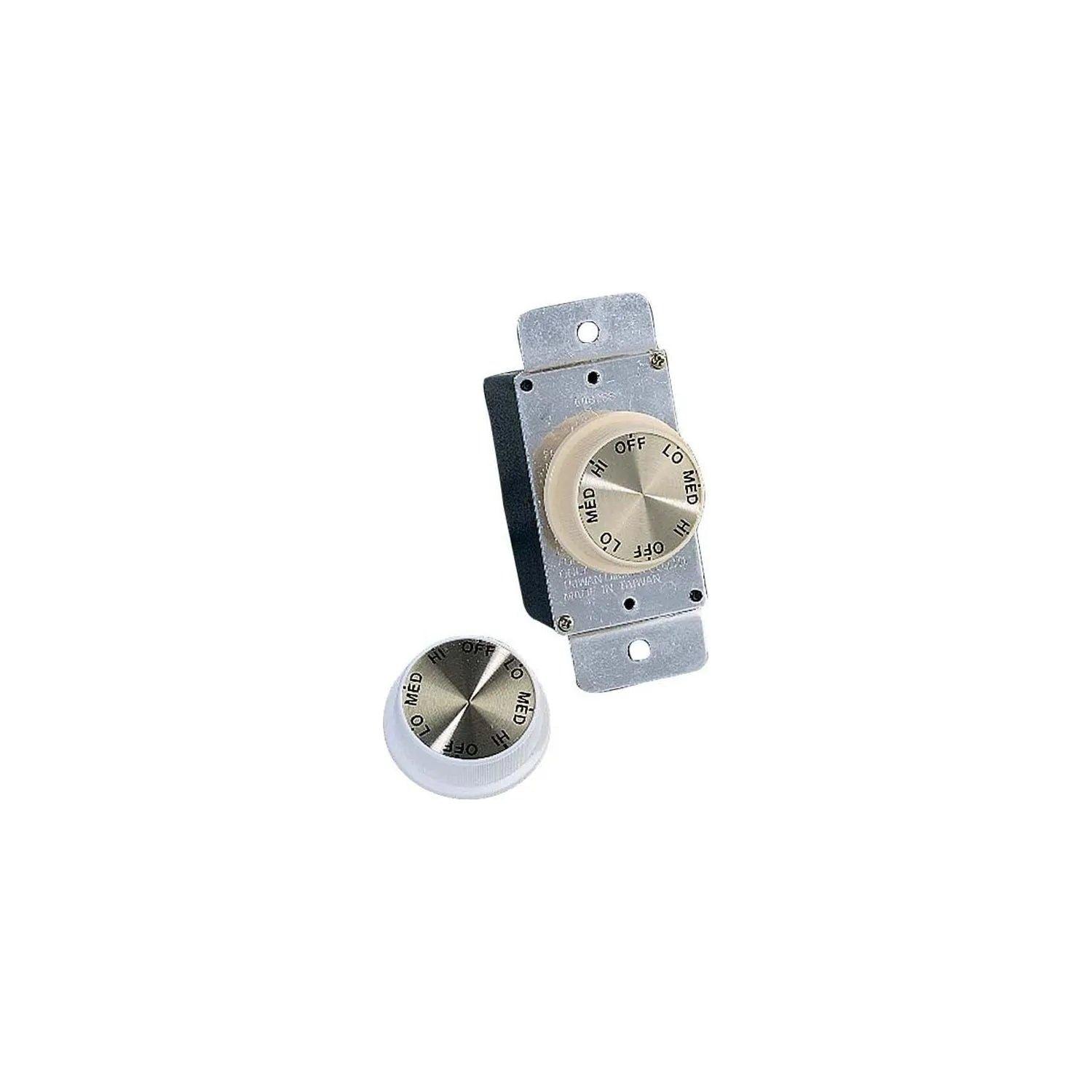 Visual Comfort Fan Collection - Universal Control 3 Speed Rotary Wall Control - ESWC-1 - Canada Light Shop
