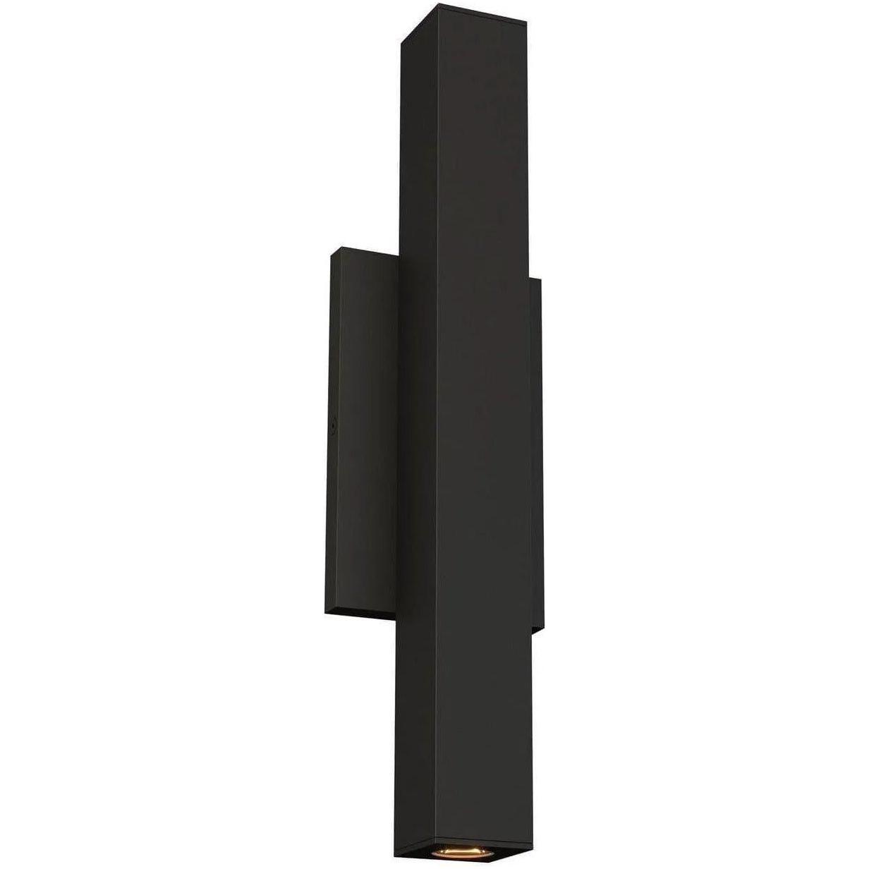 Visual Comfort Modern Collection - Chara Square LED Outdoor Wall Mount - 700OWCHAS93017BUDUNV - Canada Light Shop