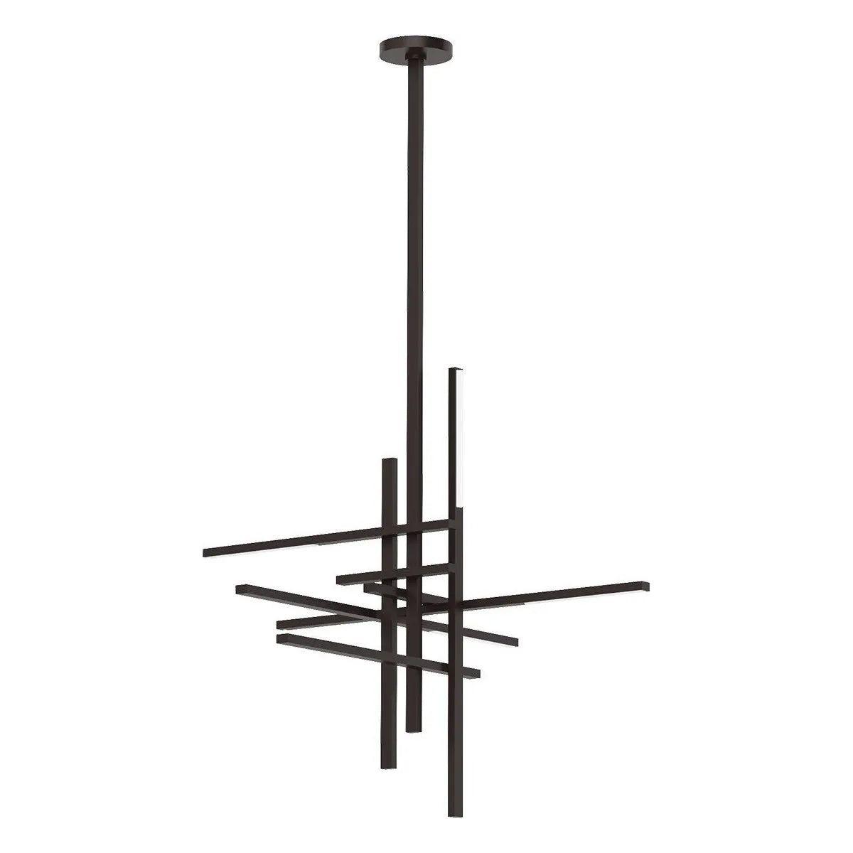 Visual Comfort Modern Collection - Cityscape LED Chandelier - SLCH56127CCBZ - Canada Light Shop