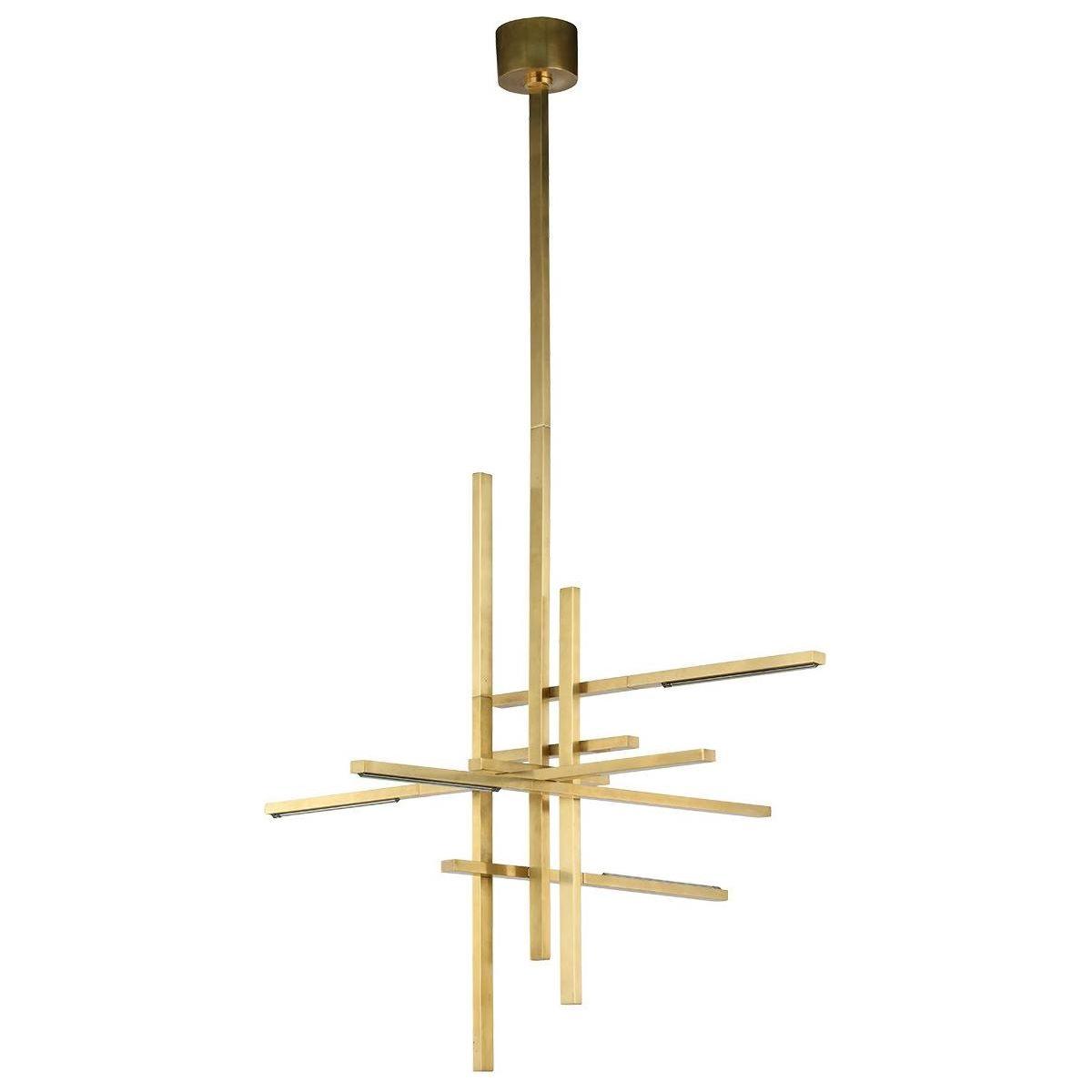 Visual Comfort Modern Collection - Cityscape LED Chandelier - SLCH56127CCHAB - Canada Light Shop