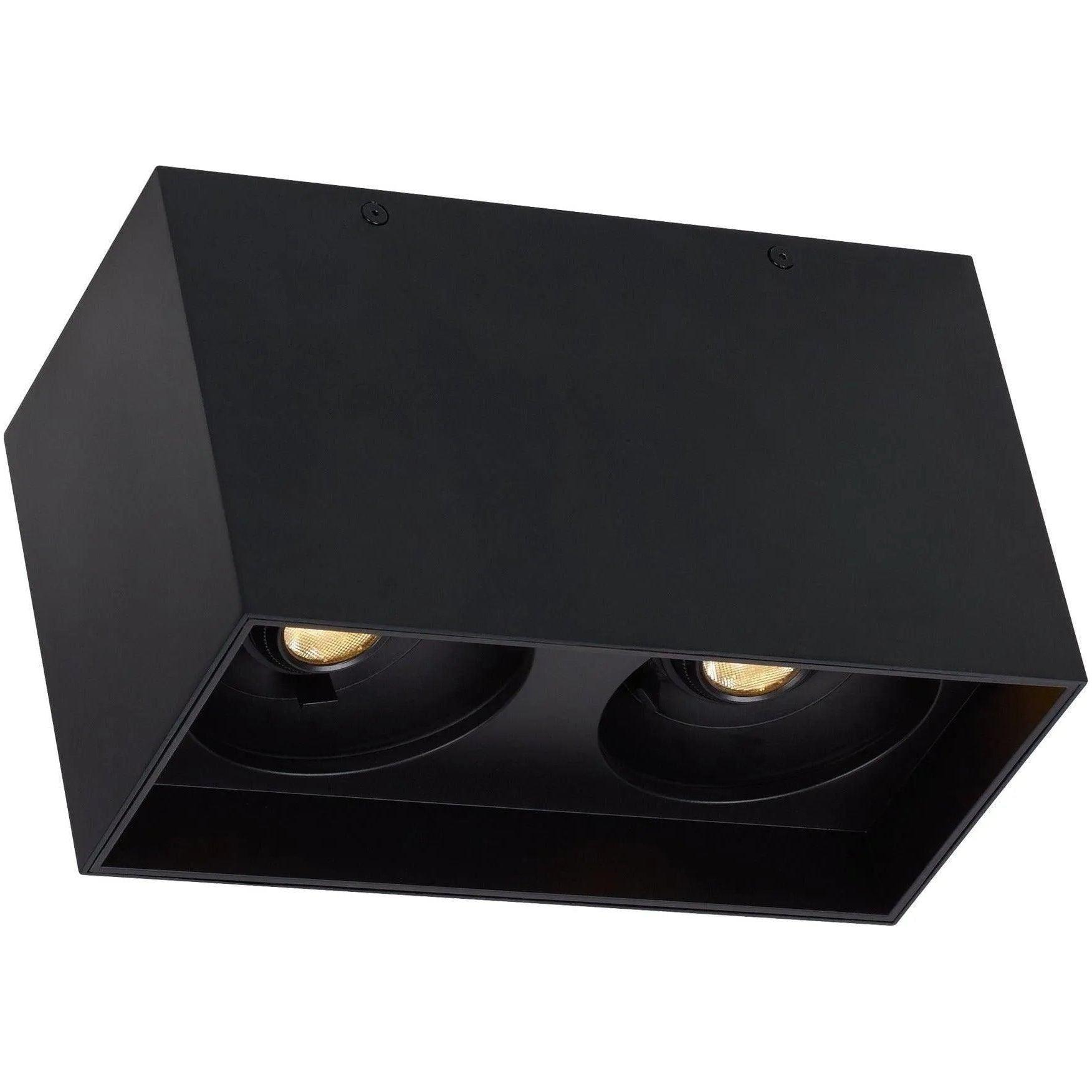 Visual Comfort Modern Collection - Exo 6 Double LED Flush Mount - 700FMEXOD620BB-LED927 - Canada Light Shop