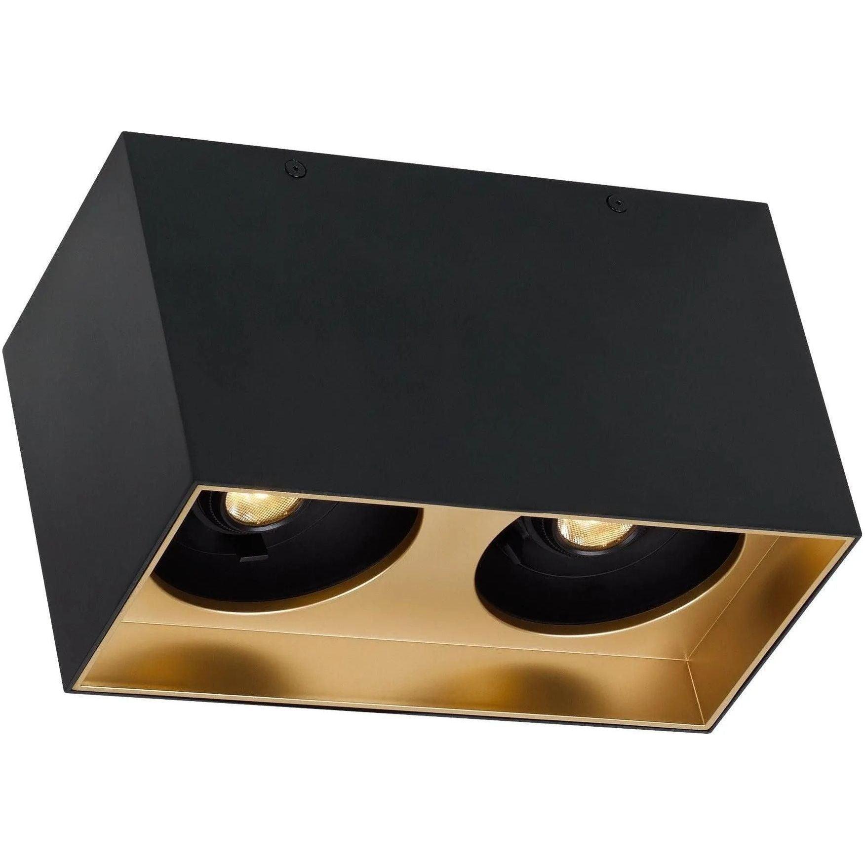 Visual Comfort Modern Collection - Exo 6 Double LED Flush Mount - 700FMEXOD620BG-LED927 - Canada Light Shop