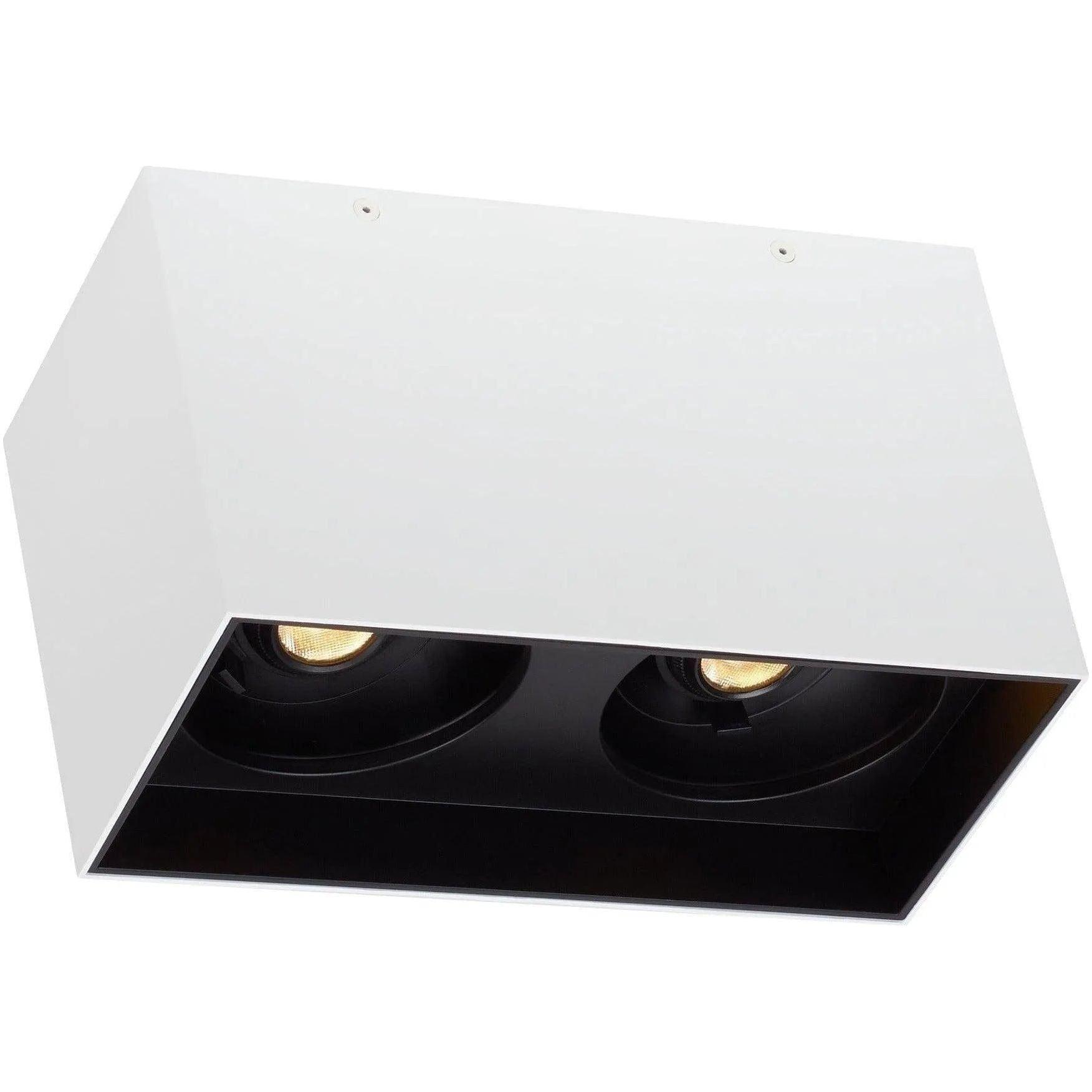 Visual Comfort Modern Collection - Exo 6 Double LED Flush Mount - 700FMEXOD620WB-LED927 - Canada Light Shop