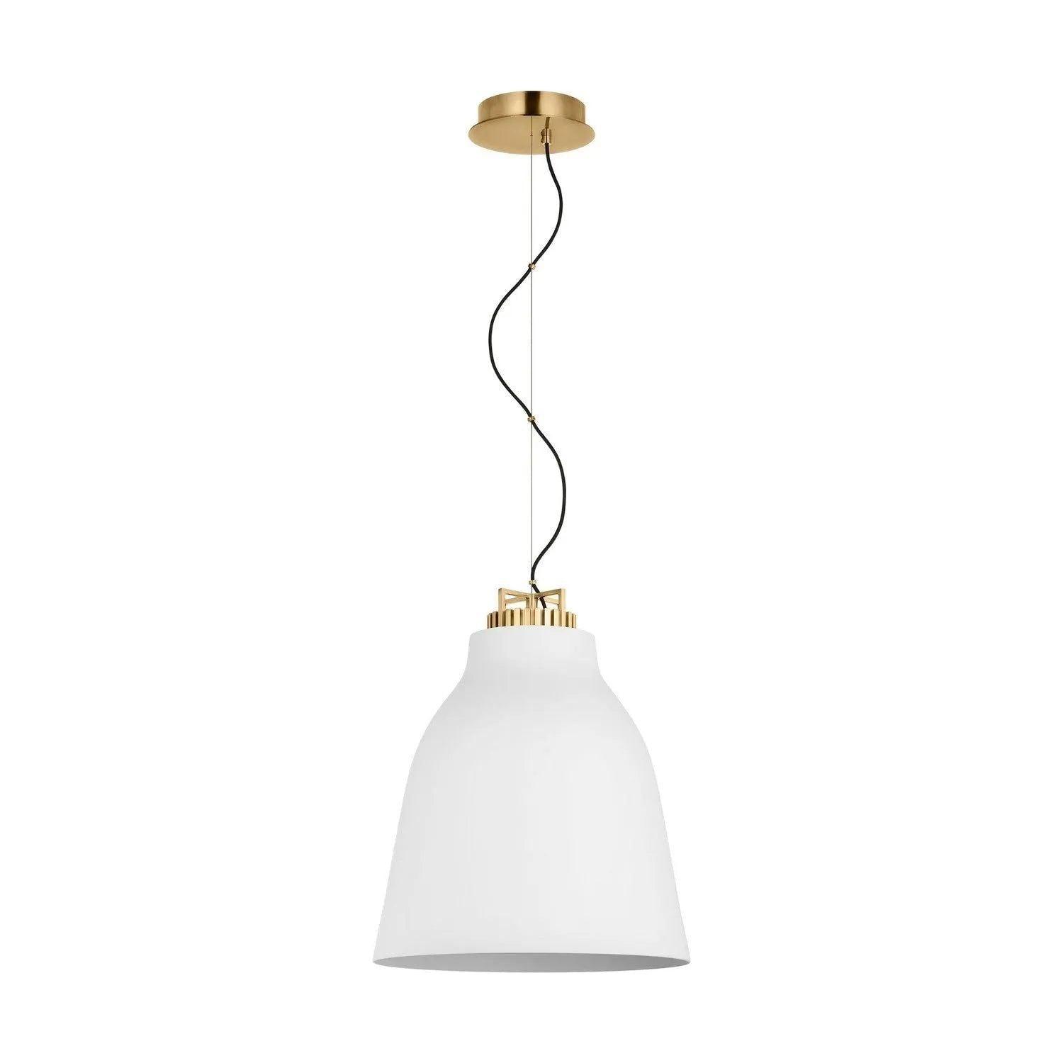 Visual Comfort Modern Collection - Forge LED Pendant - SLPD29927WNB - Canada Light Shop
