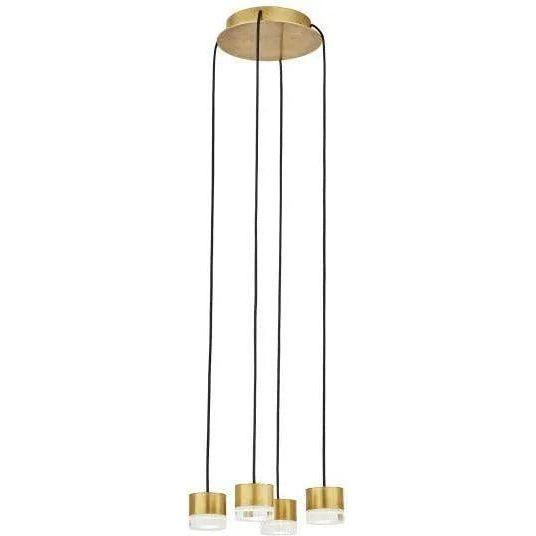 Visual Comfort Modern Collection - Gable LED Chandelier - 700TRSPGBL18TB-LED930120 - Canada Light Shop