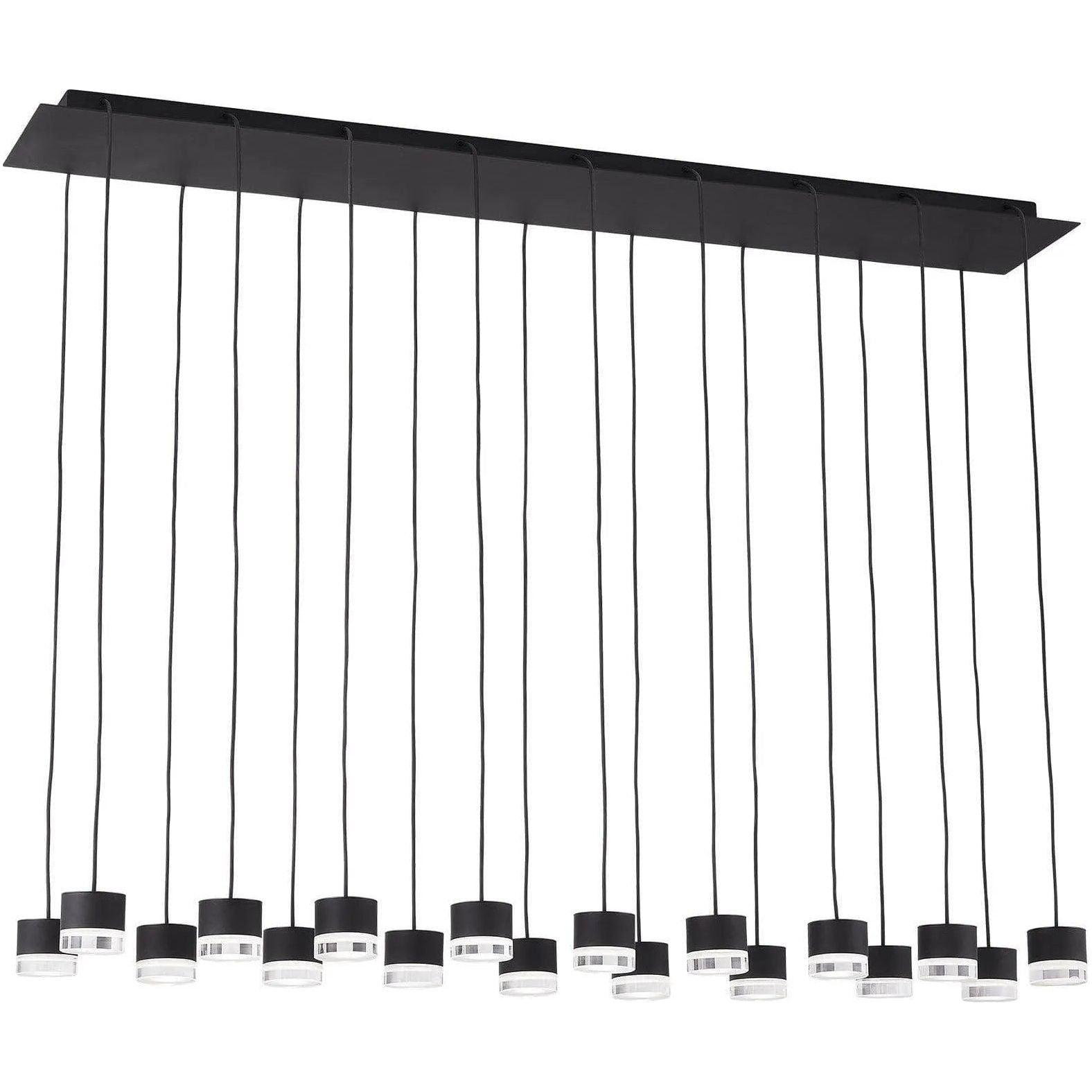 Visual Comfort Modern Collection - Gable LED Chandelier - 700TRSPGBL18TB-LED930120 - Canada Light Shop