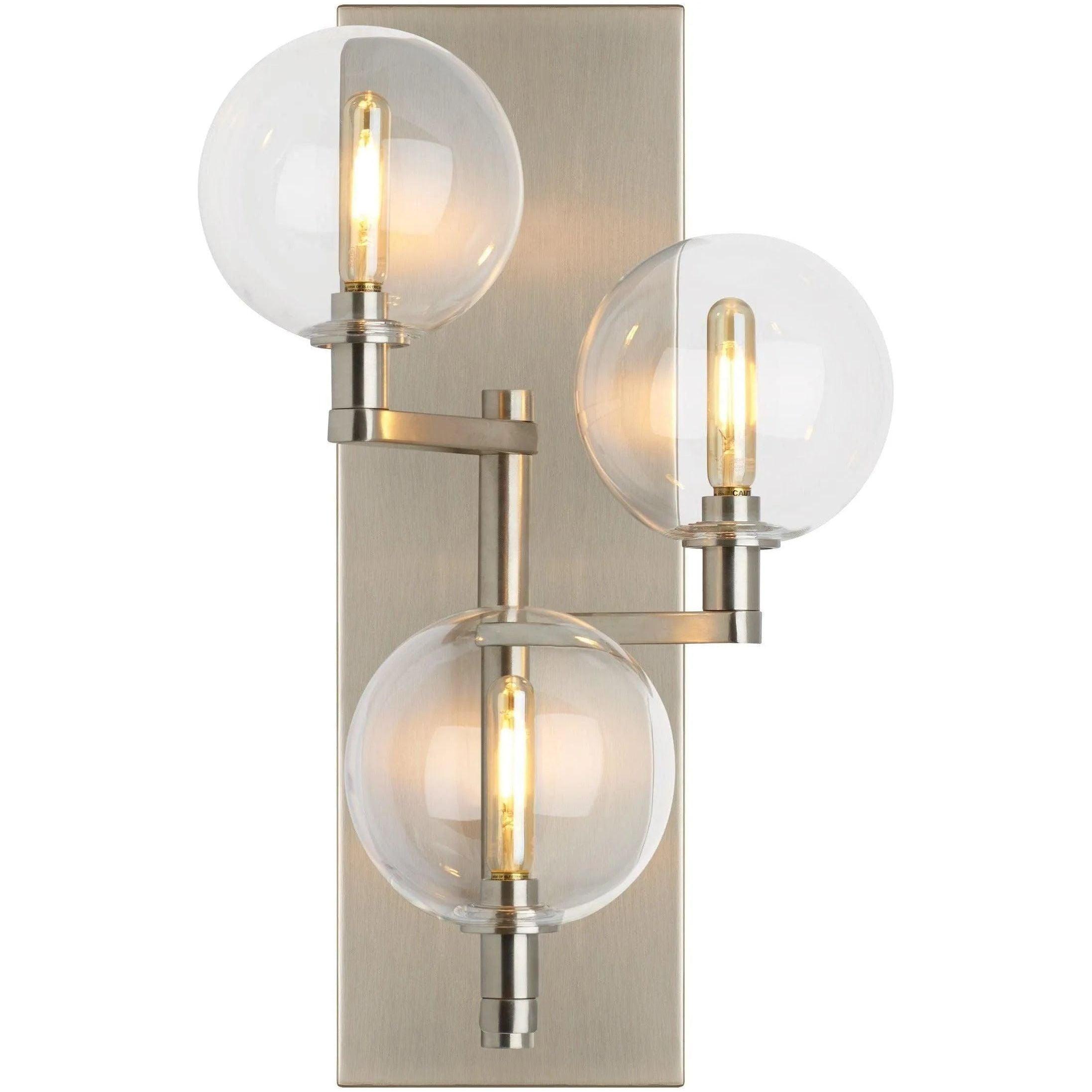 Visual Comfort Modern Collection - Gambit Triple Wall Sconce - 700WSGMBTCS - Canada Light Shop