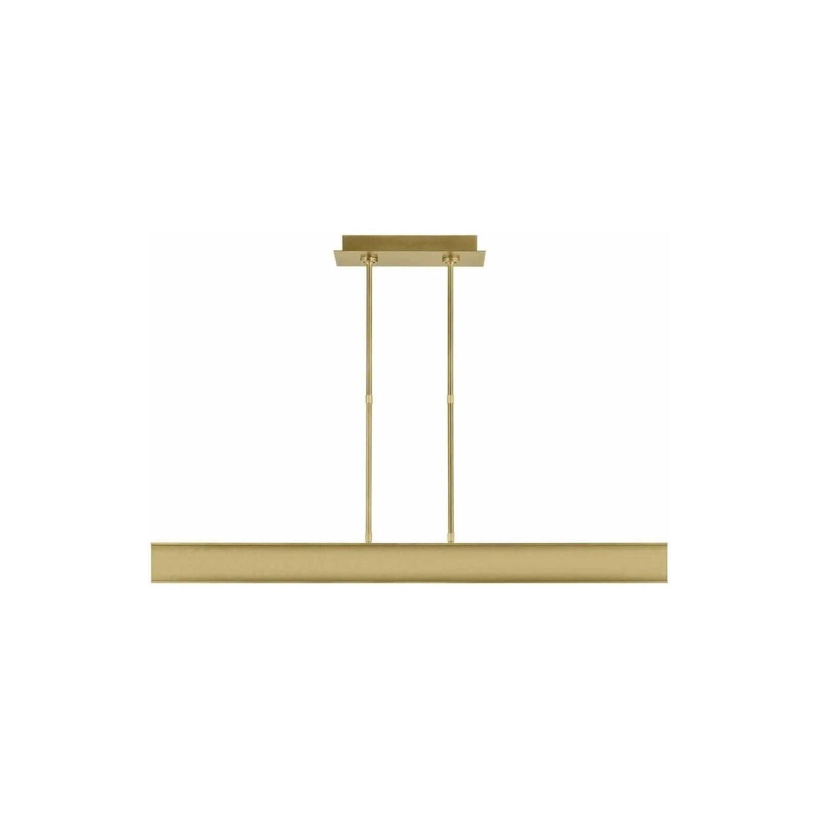 Visual Comfort Modern Collection - I-Beam LED Linear Suspension - 700LSIBM47BR-LED927 - Canada Light Shop