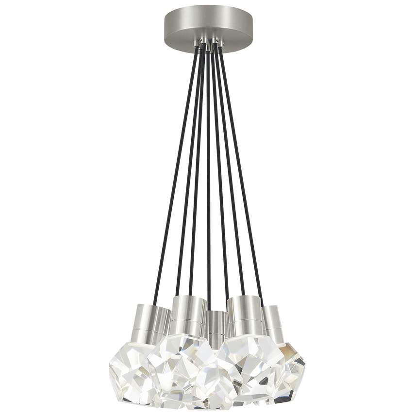 Visual Comfort Modern Collection - Kira 7 LED Multi-Light Pendant - 700TDKIRAP7BS-LED922 - Canada Light Shop