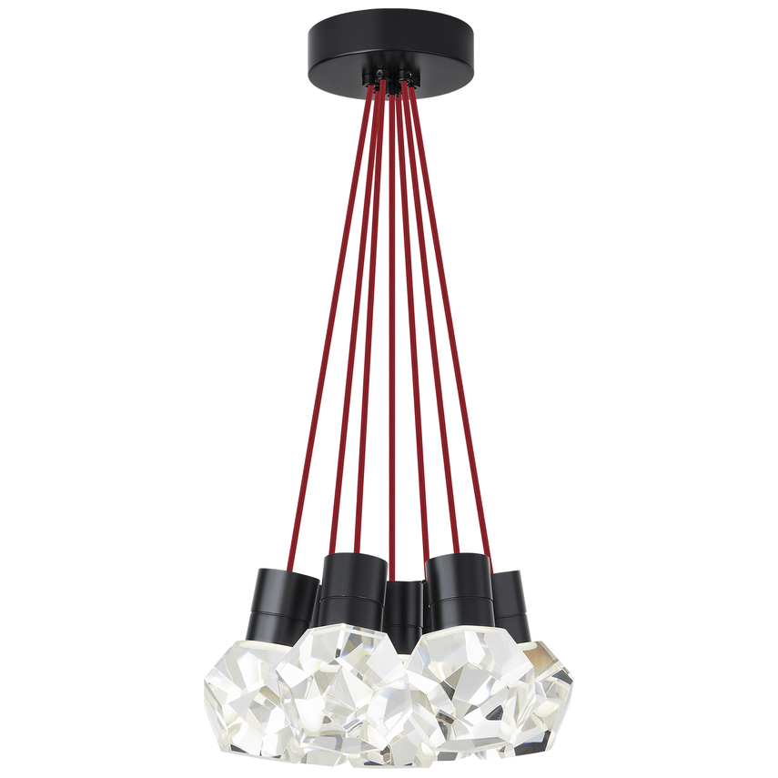 Visual Comfort Modern Collection - Kira 7 LED Multi-Light Pendant - 700TDKIRAP7RB-LED922 - Canada Light Shop