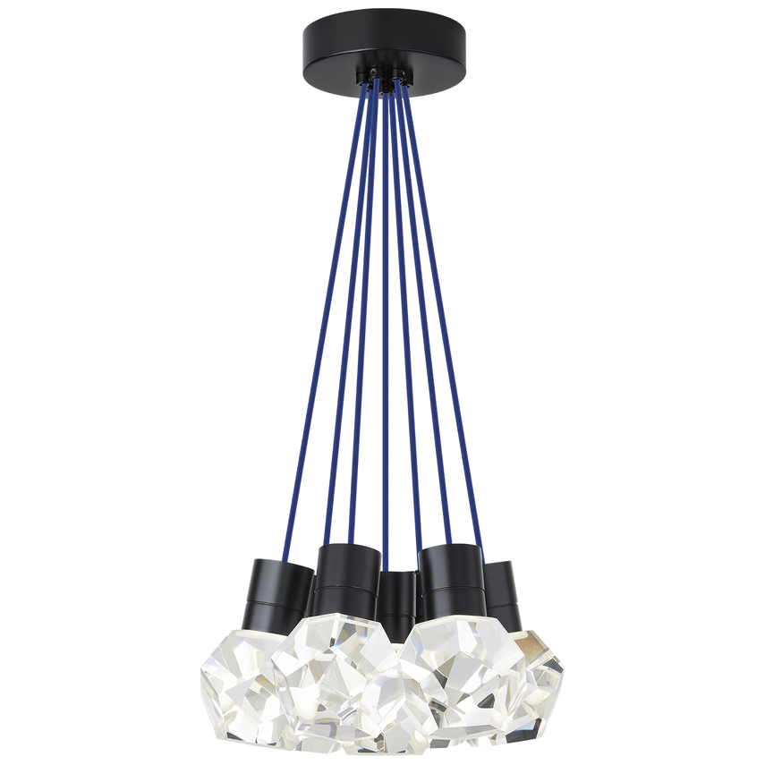 Visual Comfort Modern Collection - Kira 7 LED Multi-Light Pendant - 700TDKIRAP7UB-LED922 - Canada Light Shop