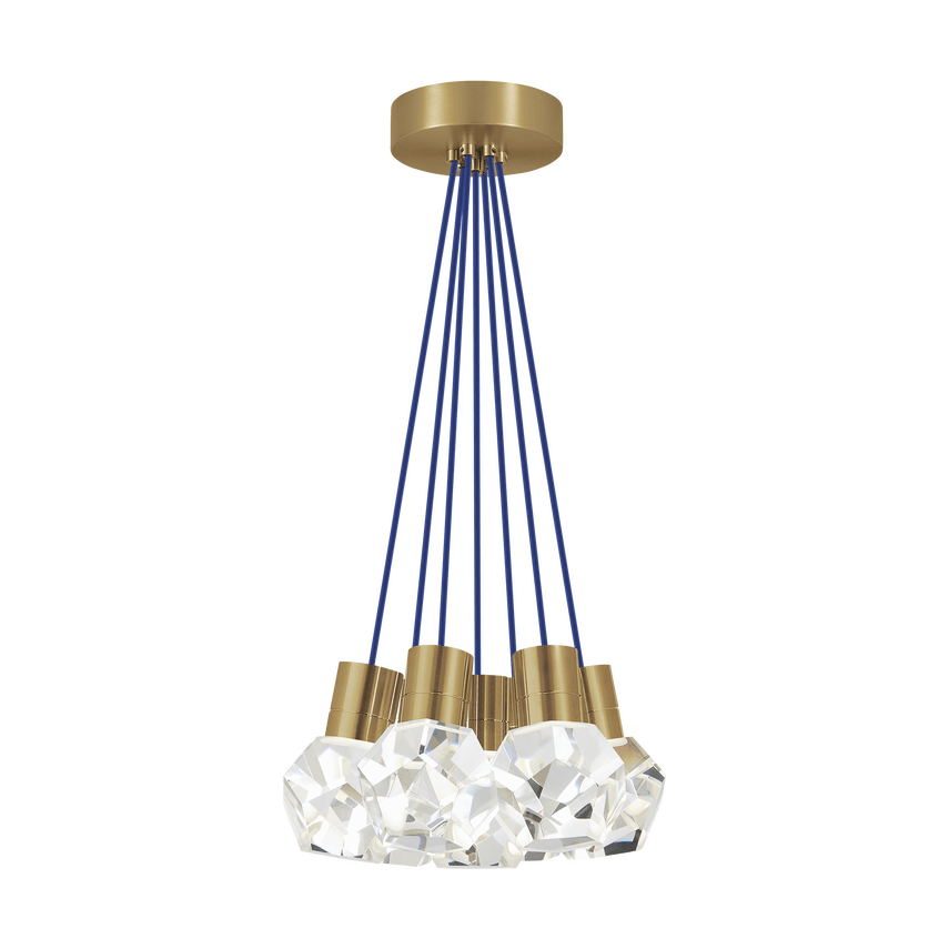 Visual Comfort Modern Collection - Kira 7 LED Multi-Light Pendant - 700TDKIRAP7UNB-LED922 - Canada Light Shop