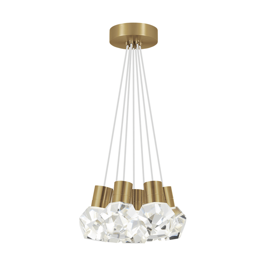 Visual Comfort Modern Collection - Kira 7 LED Multi-Light Pendant - 700TDKIRAP7WNB-LED922 - Canada Light Shop
