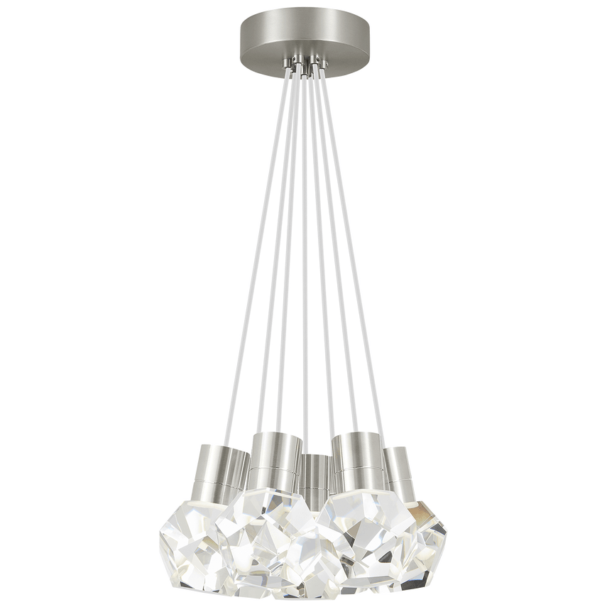 Visual Comfort Modern Collection - Kira 7 LED Multi-Light Pendant - 700TDKIRAP7WS-LED922 - Canada Light Shop