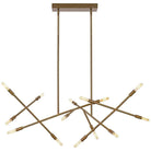 Visual Comfort Modern Collection - Line Wave Chandelier - 700LSLNVR - Canada Light Shop