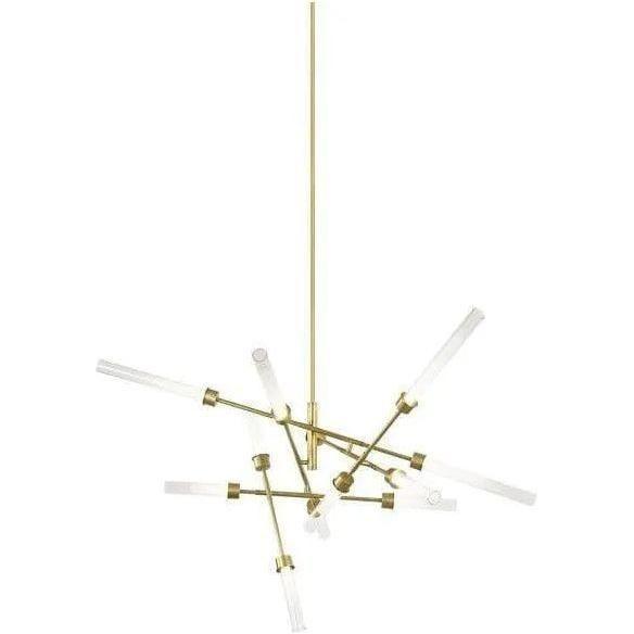 Visual Comfort Modern Collection - Linger Abstract LED Chandelier - 700LNG12ANB-LED930 - Canada Light Shop