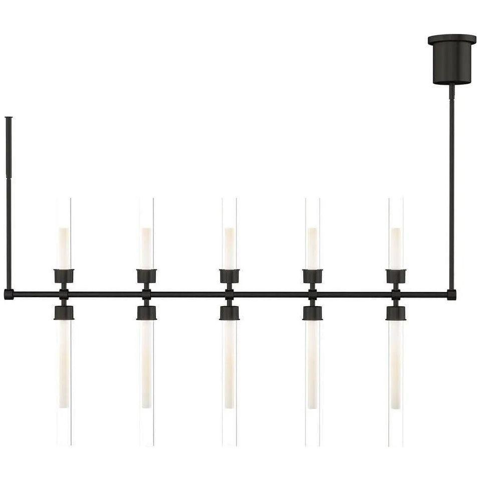 Visual Comfort Modern Collection - Linger LED Linear Suspension - 700LSLNG48NB-LED930 - Canada Light Shop