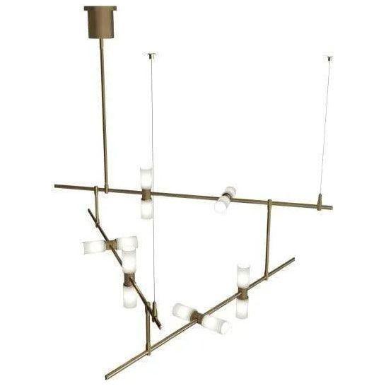 Visual Comfort Modern Collection - ModernRail LED Chandelier - 700MDCHCRS - Canada Light Shop