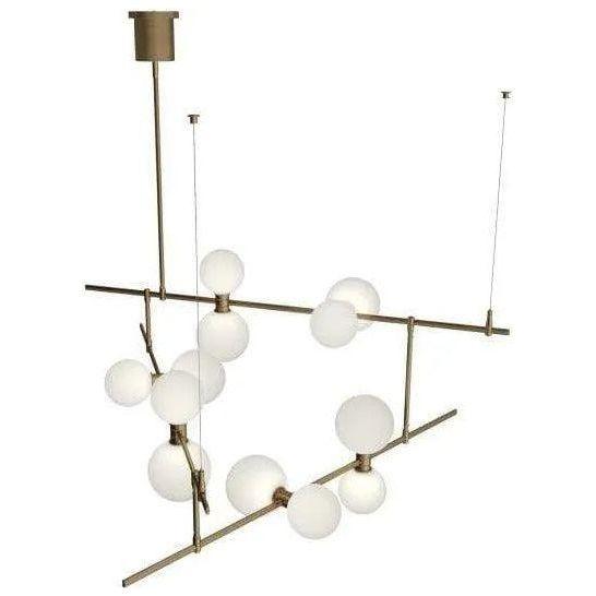 Visual Comfort Modern Collection - ModernRail LED Chandelier - 700MDCHGRR - Canada Light Shop