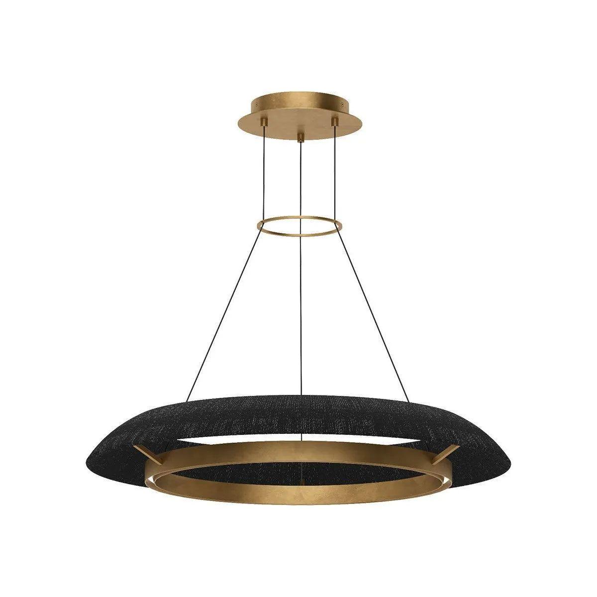 Visual Comfort Modern Collection - Noa LED Chandelier - SLCH55927WBKHAB - Canada Light Shop