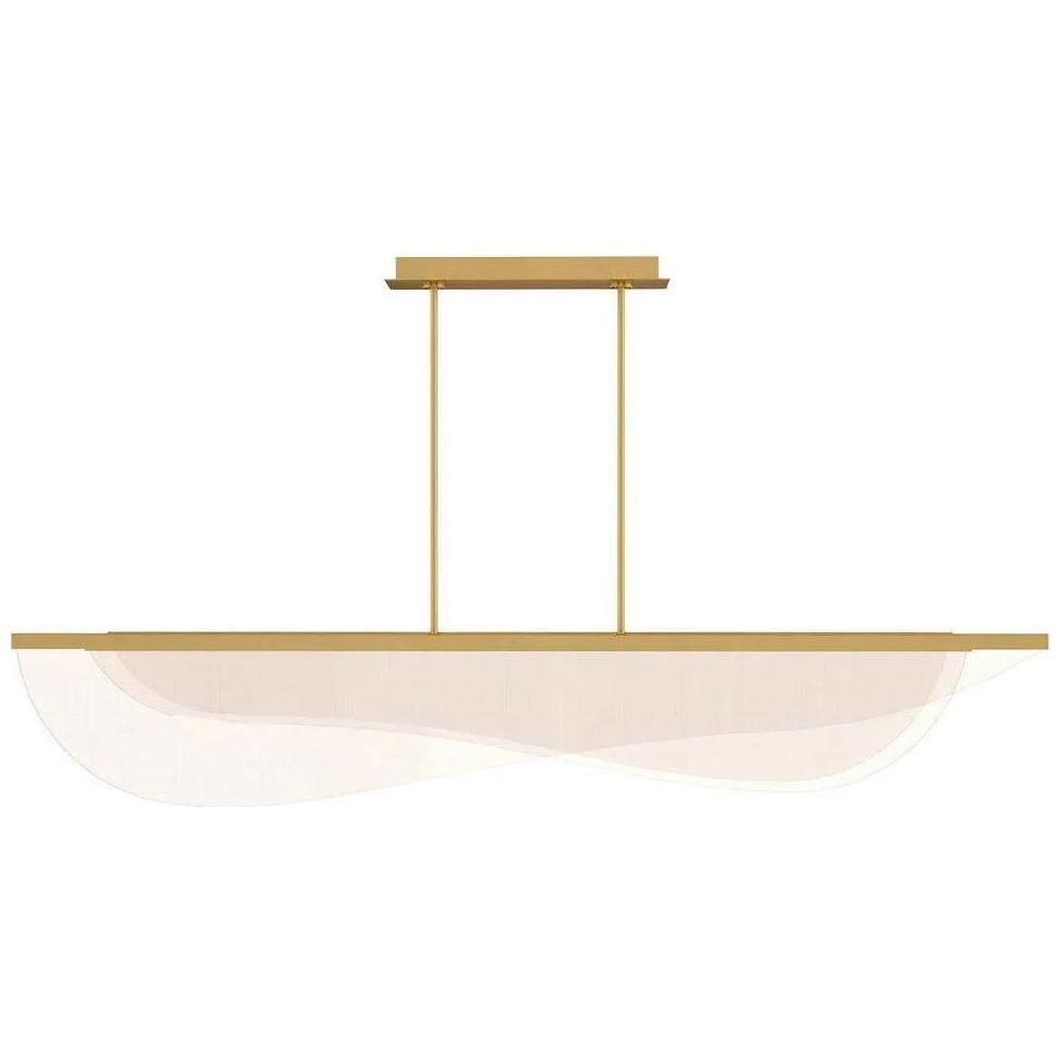 Visual Comfort Modern Collection - Nyra LED Linear Suspension - 700LSNYR60BR-LED930 - Canada Light Shop