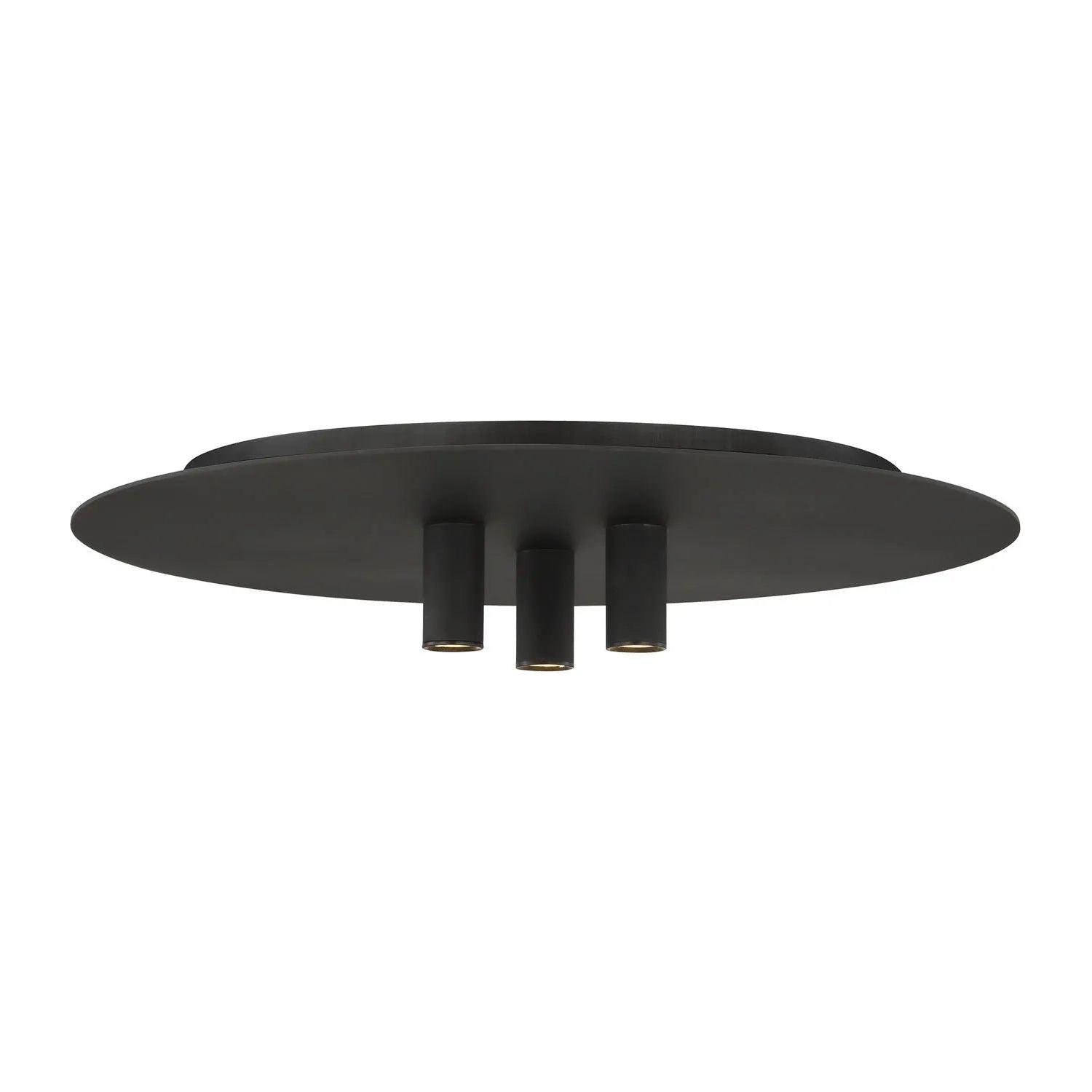 Visual Comfort Modern Collection - Ponte LED Flush Mount - 700FMPNT16B-LED930-277 - Canada Light Shop