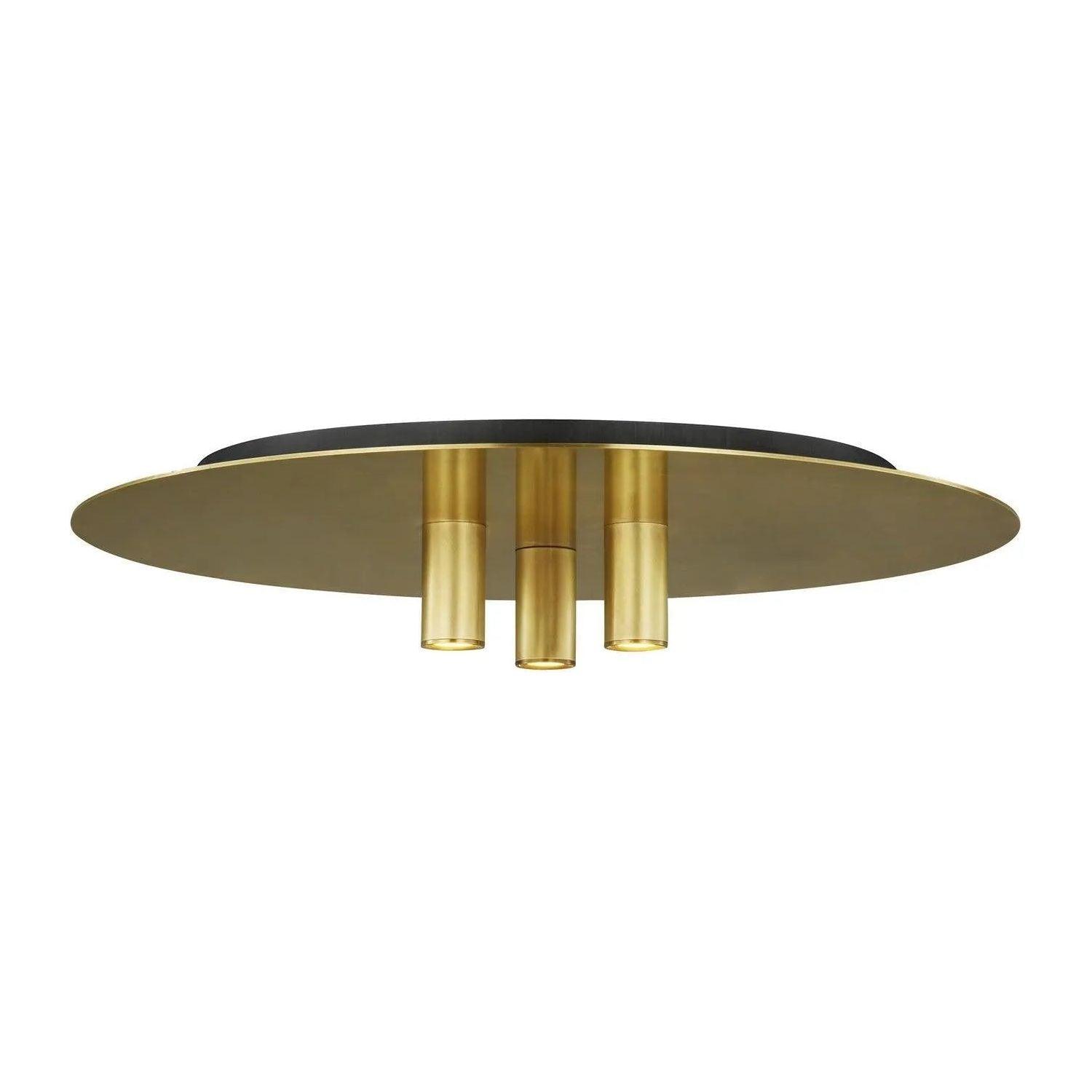 Visual Comfort Modern Collection - Ponte LED Flush Mount - 700FMPNT16B-LED930-277 - Canada Light Shop